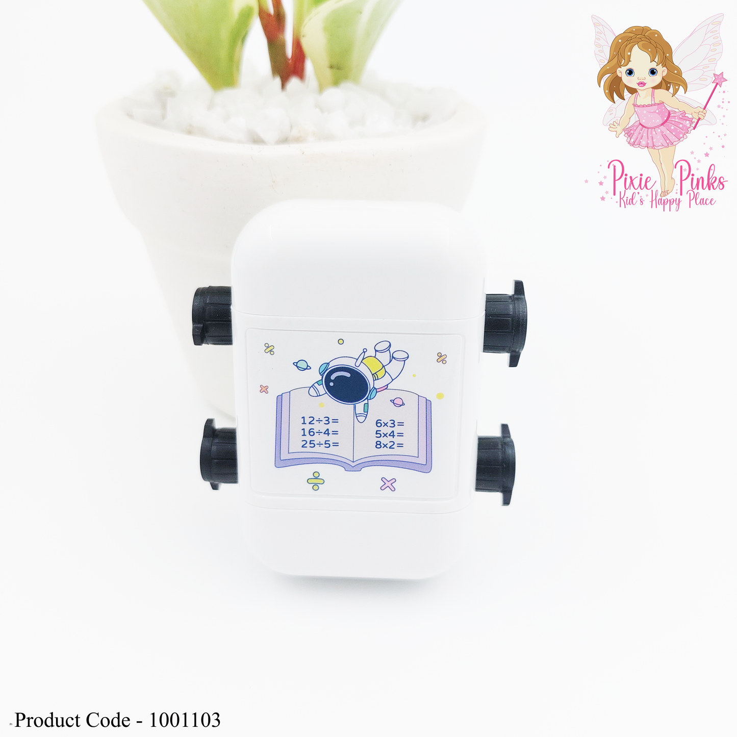 Math roller stamp - White
