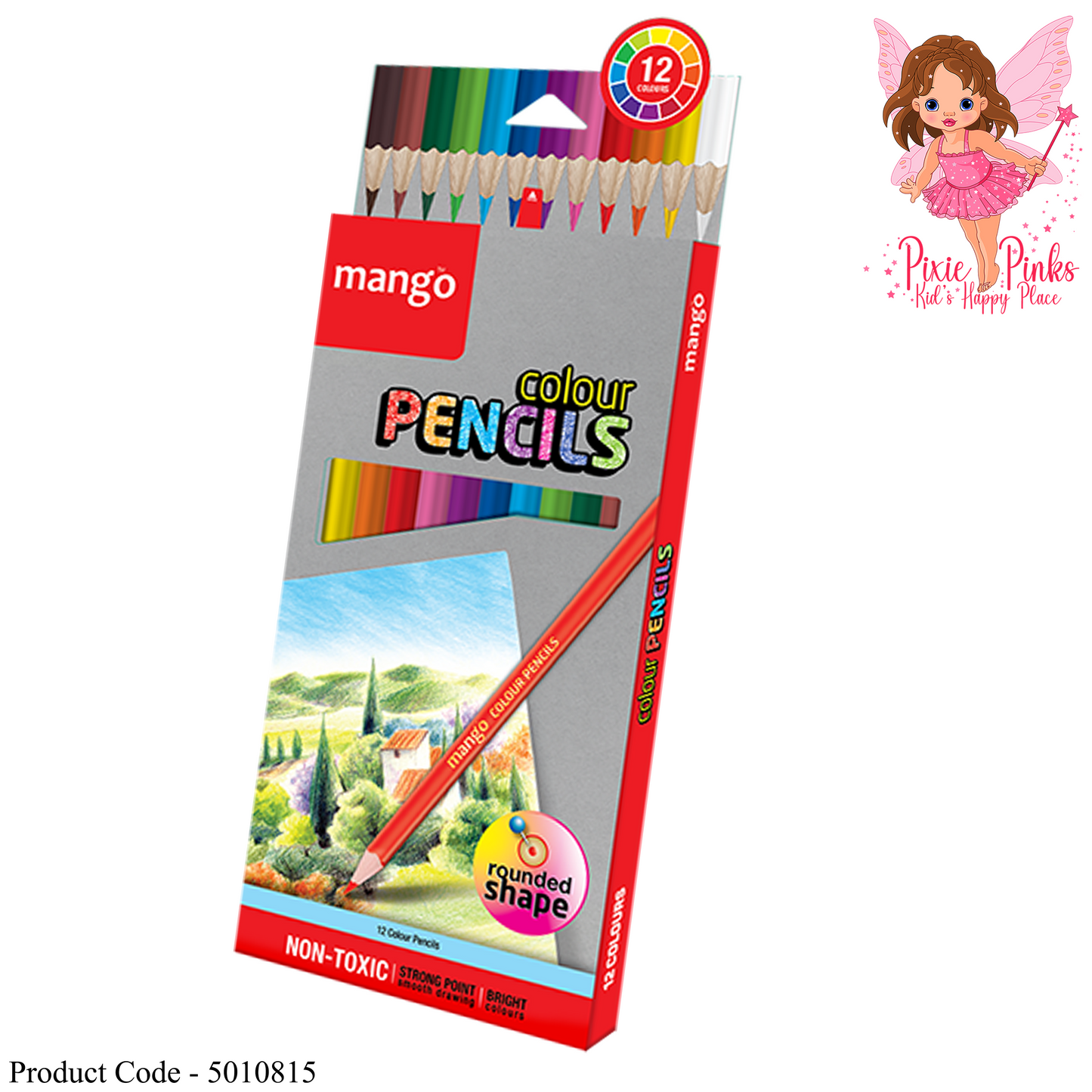 12 Color Pencils
