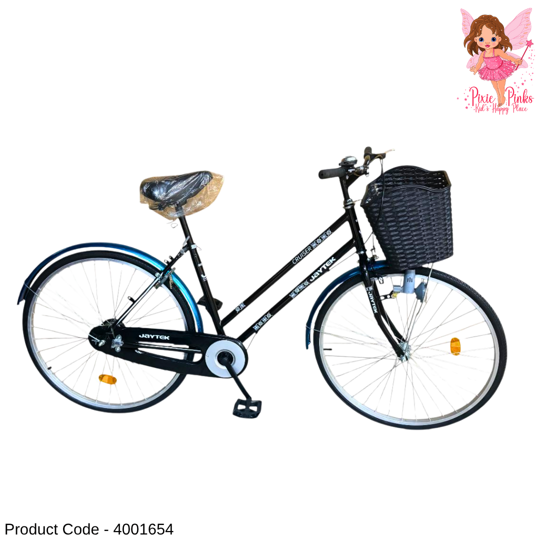 Jaytek Cruiser 26” City Bicycle – With BB Cartridge, Lock & Dynamo
