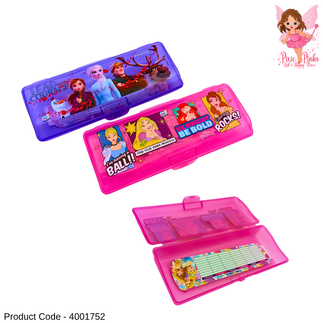 Cute Cartoon Pencil Box for Girls | Durable Storage Case for School | Multi-Compartment Kids Pencil Case