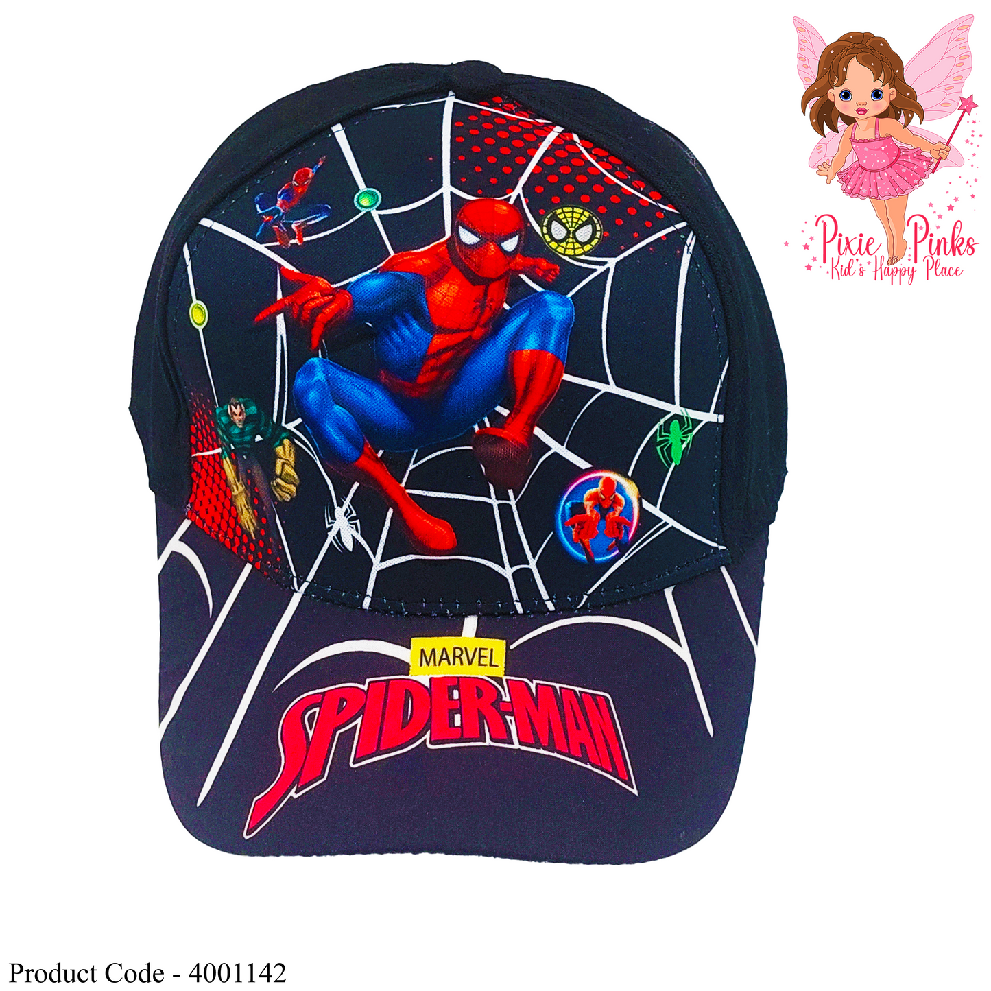 Marvel Spider-Man Cap Black