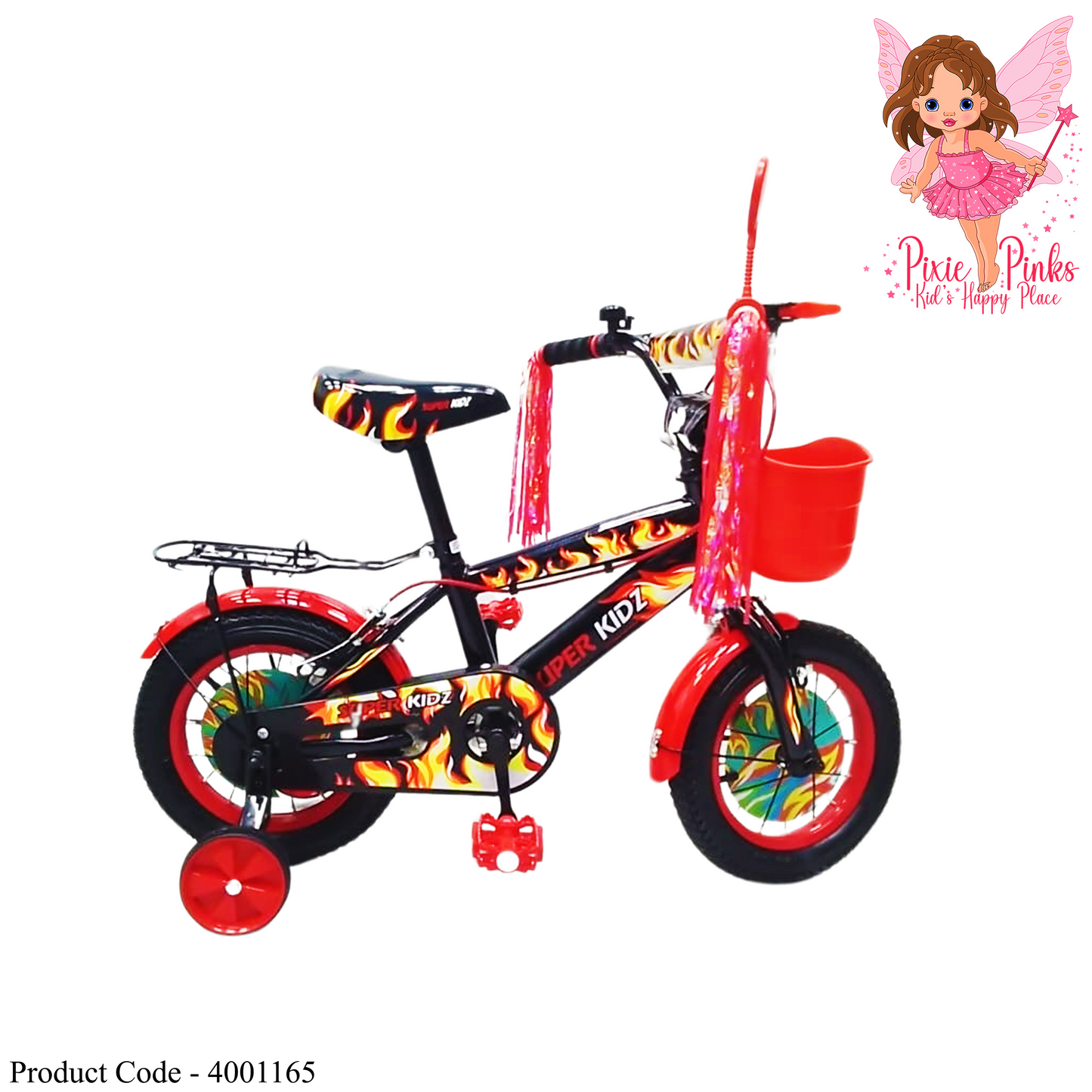 Super Kidz Flame 12 inch Kids Bicycle (Age 3-5)
