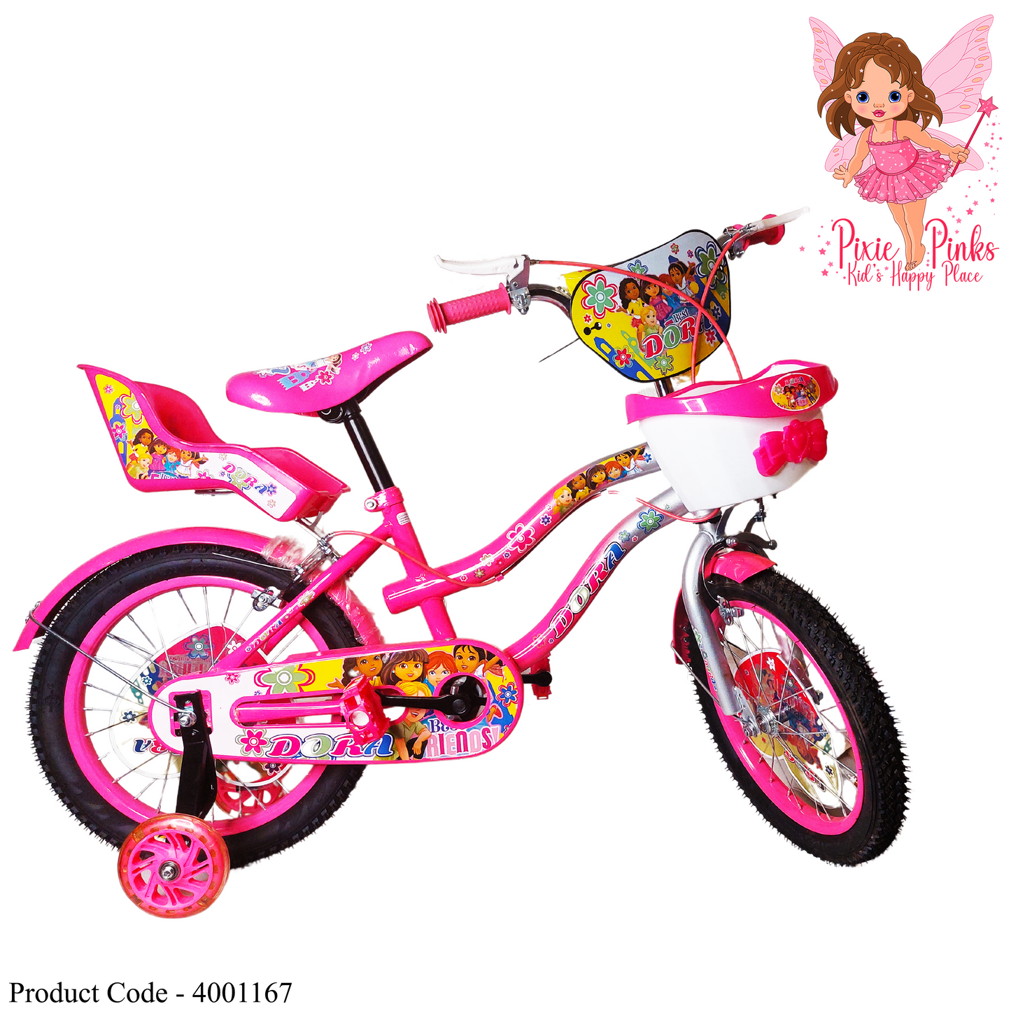 Dora Themed Kids Bicycle – 16 Inches