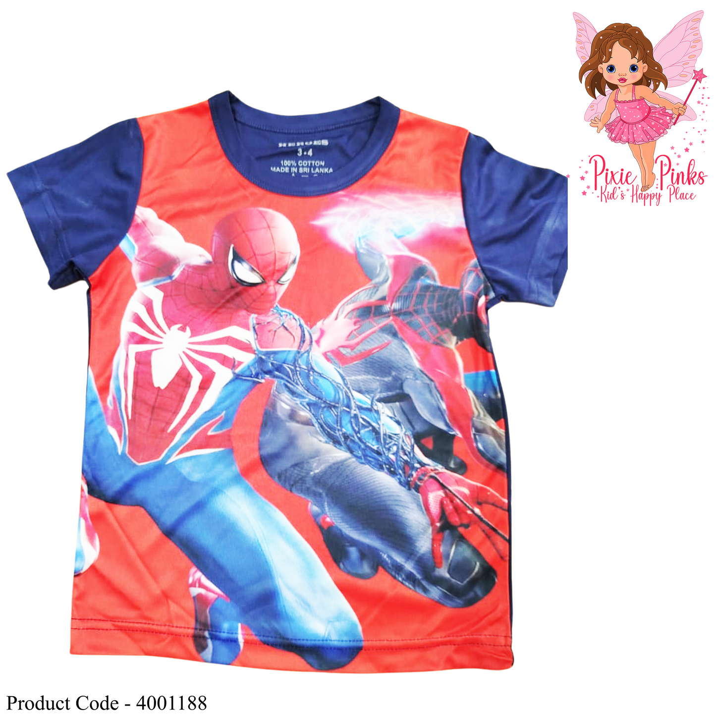 Kids' Superhero T-Shirt – Spidey Action
