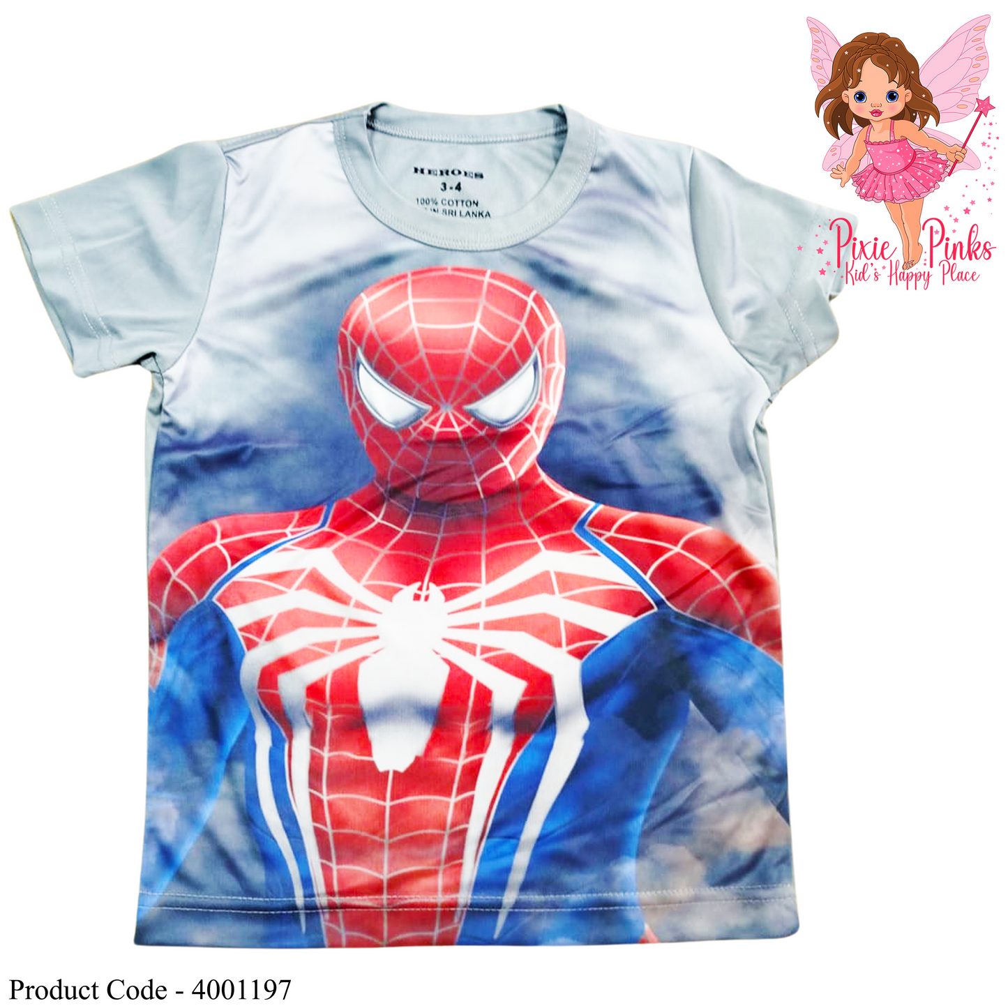 Kids' Spider-Man Printed T-Shirt