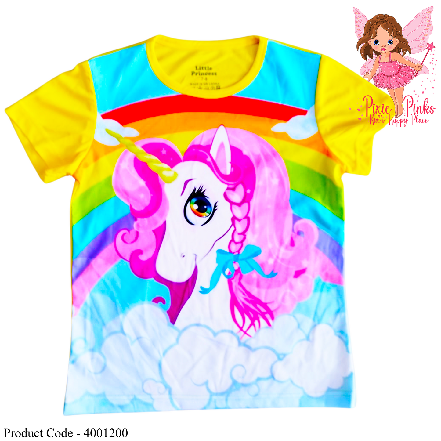 Kids' Unicorn Rainbow T-Shirt