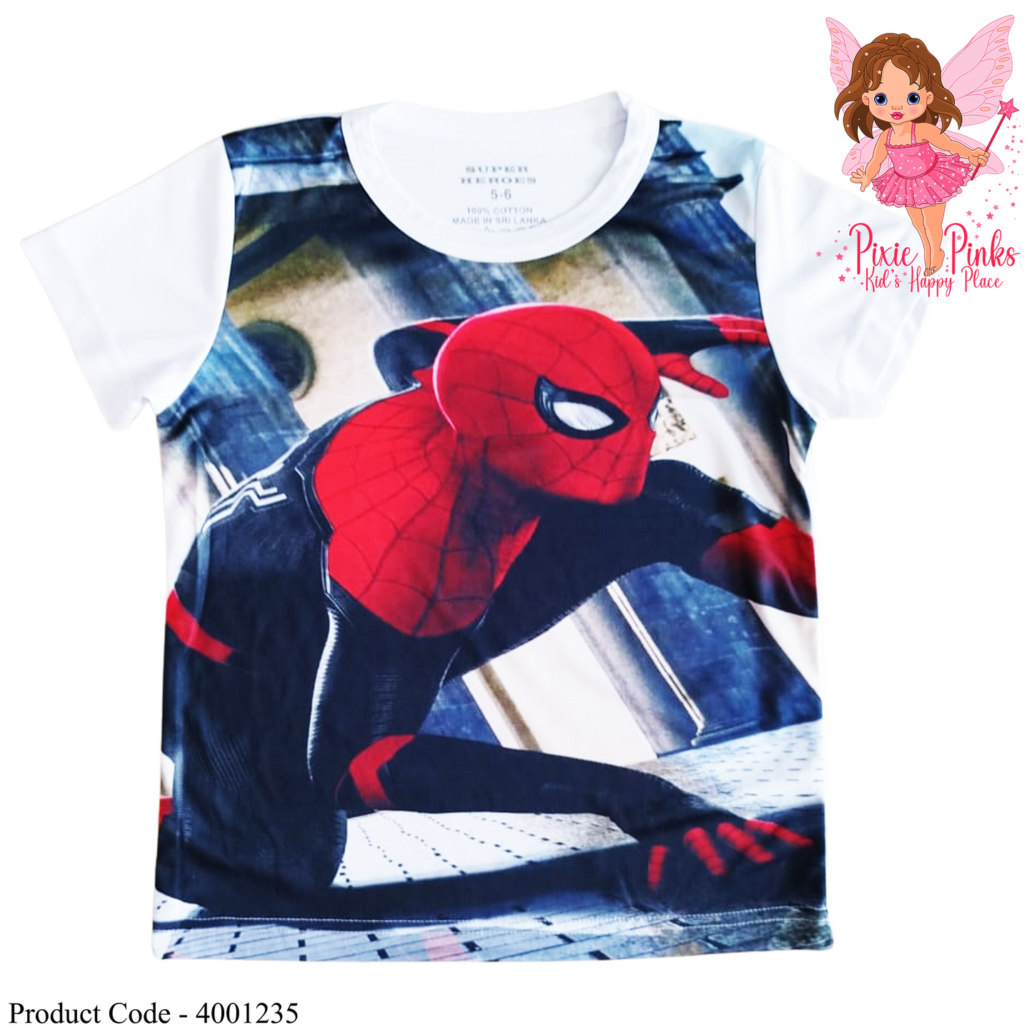 Spider Man Super Hero Action T Shirt