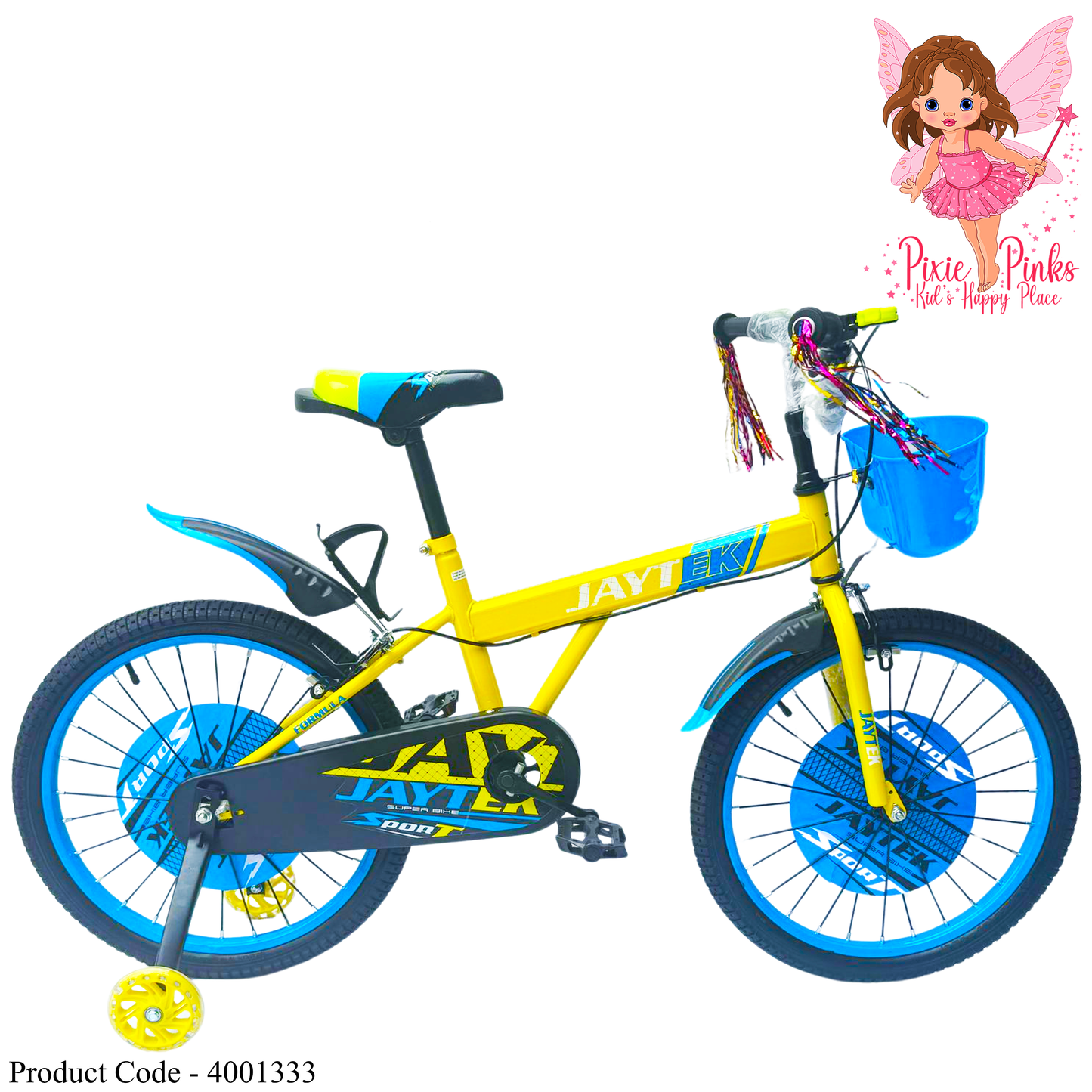 Jaytek Thunder Flash Kids Bicycle | Size 12", 16" , 20"