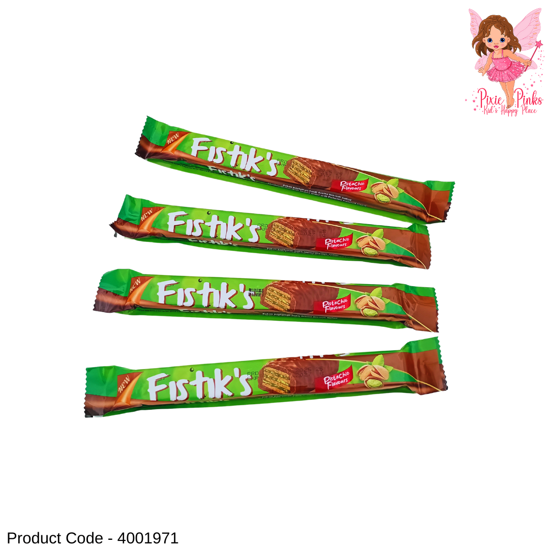 Fistik's Pistachio Cream Wafer Bar Coated in Chocolate | 25g