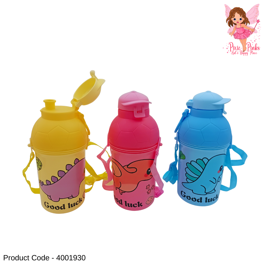 Kids Cute Dino Water Bottle | Good Luck Cartoon Water Bottle for Children