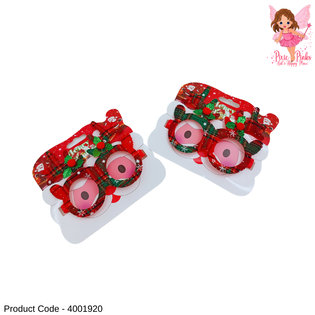 Colorful Christmas Fashion Sunglasses | Fun Holiday Party Glasses for Kids