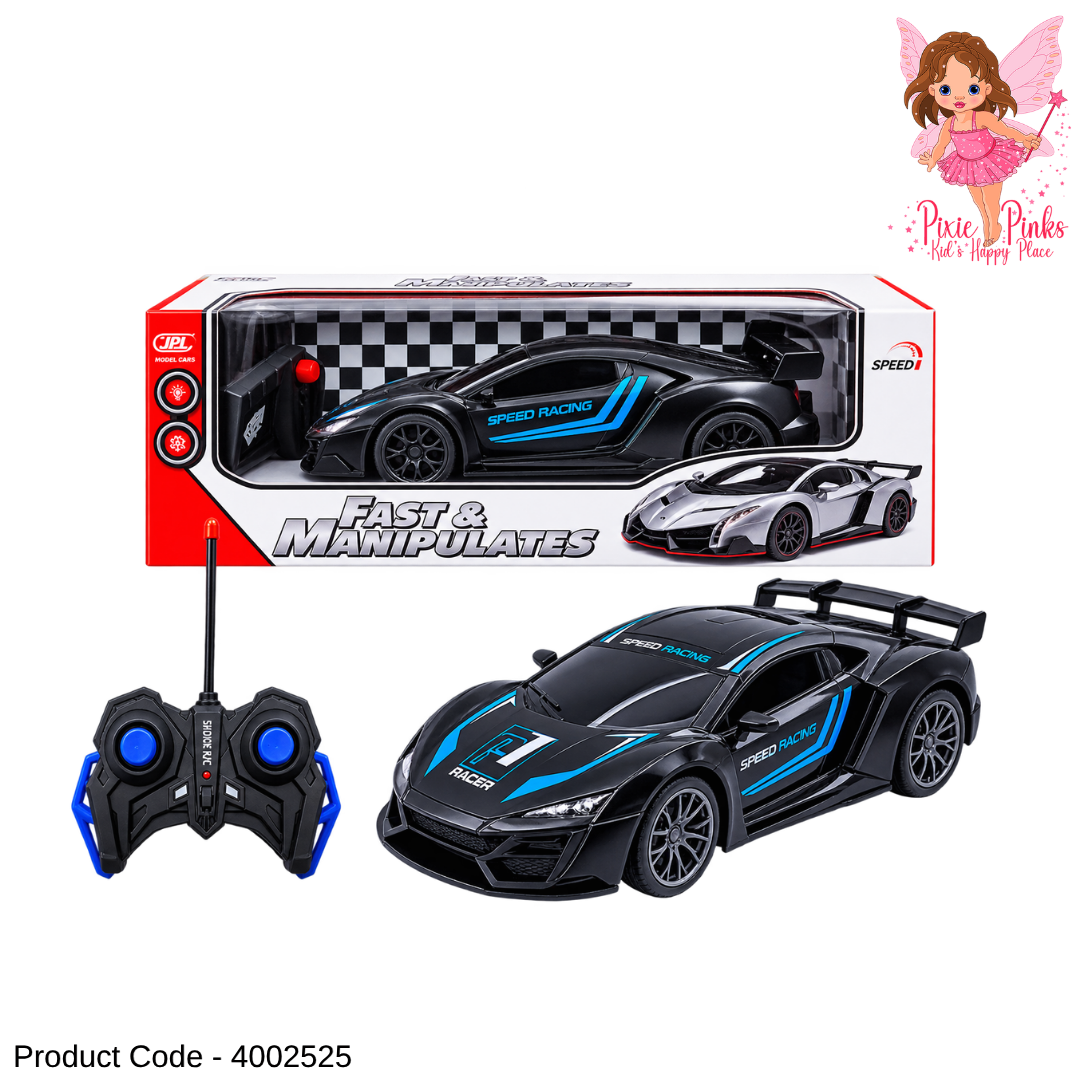 1Pc Champion Remote Control Racing Car for Kids – Fast RC Supercar Toy Age 3+