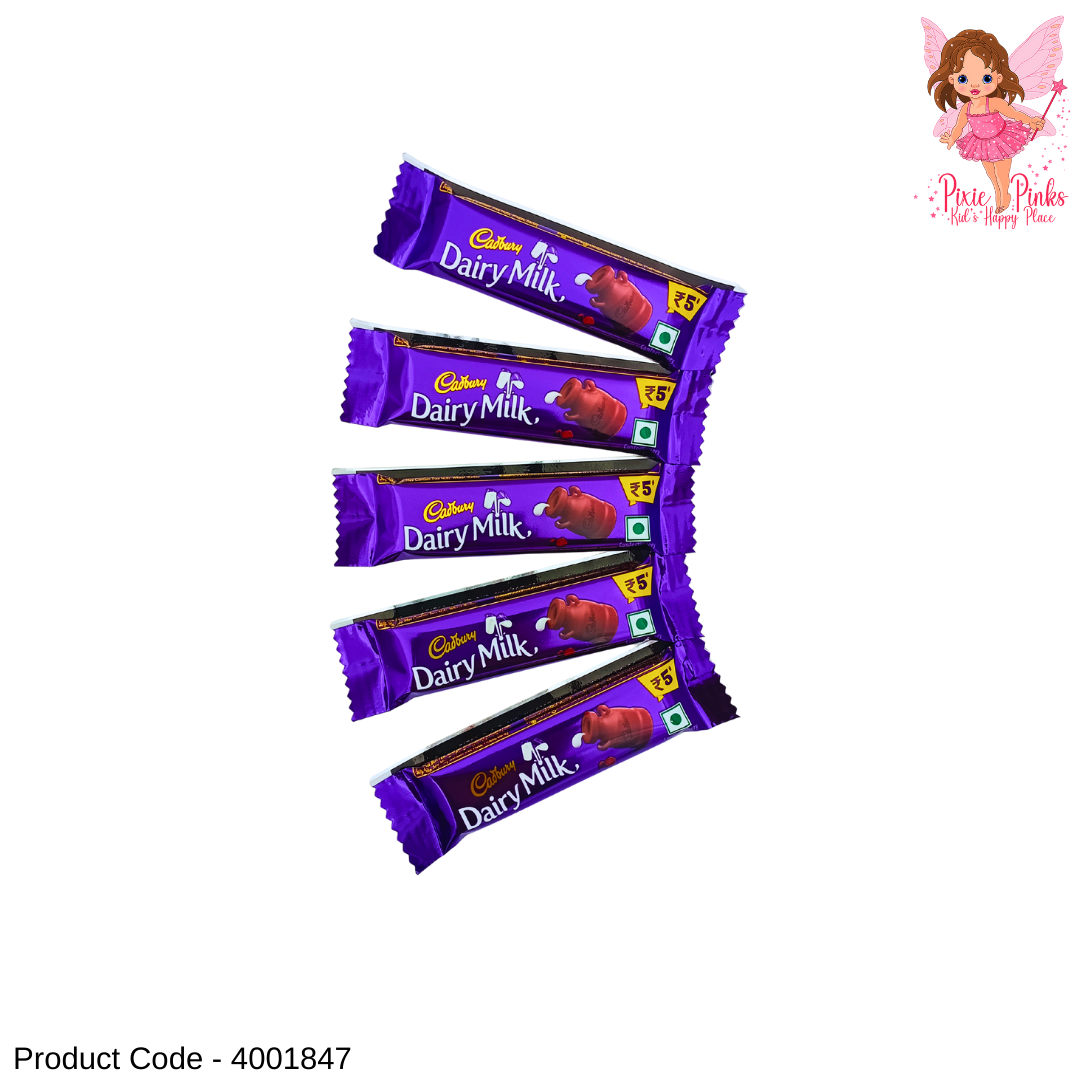 Mini Cadbury Dairy Milk Chocolate 5.5g – Creamy, Rich & Irresistible Bite-Size Treat
