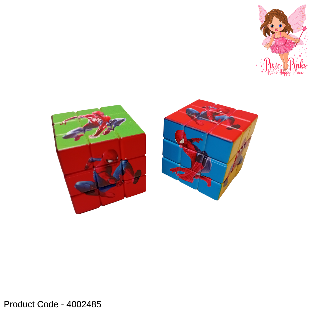 1PC Spider-Man Magic Cube Puzzle Toy for Kids β Colourful Superhero Brain Teaser Cube