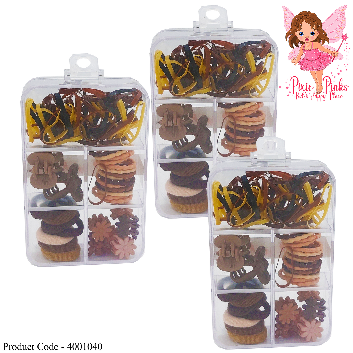 5 slots Hairpins & Hair Bands for Girls / Pony Tales Pack