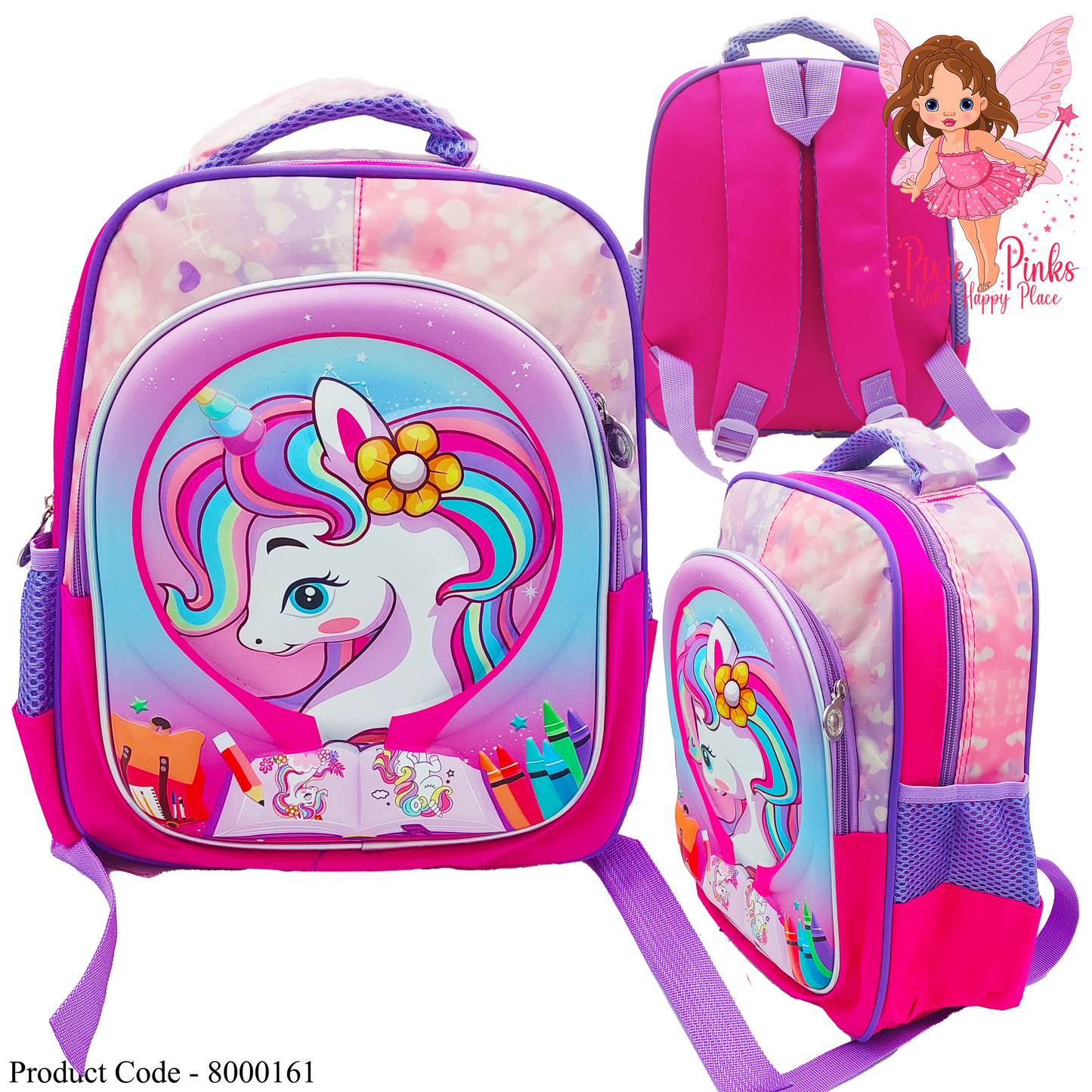 Unicorn-Themed Kids’ Backpack - Pre school & Grade 1