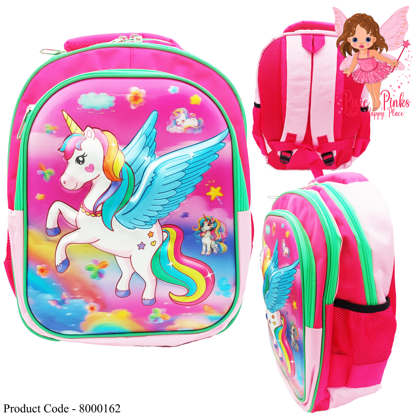 Rainbow Unicorn Kids’ Backpack – Bright and Cheerful