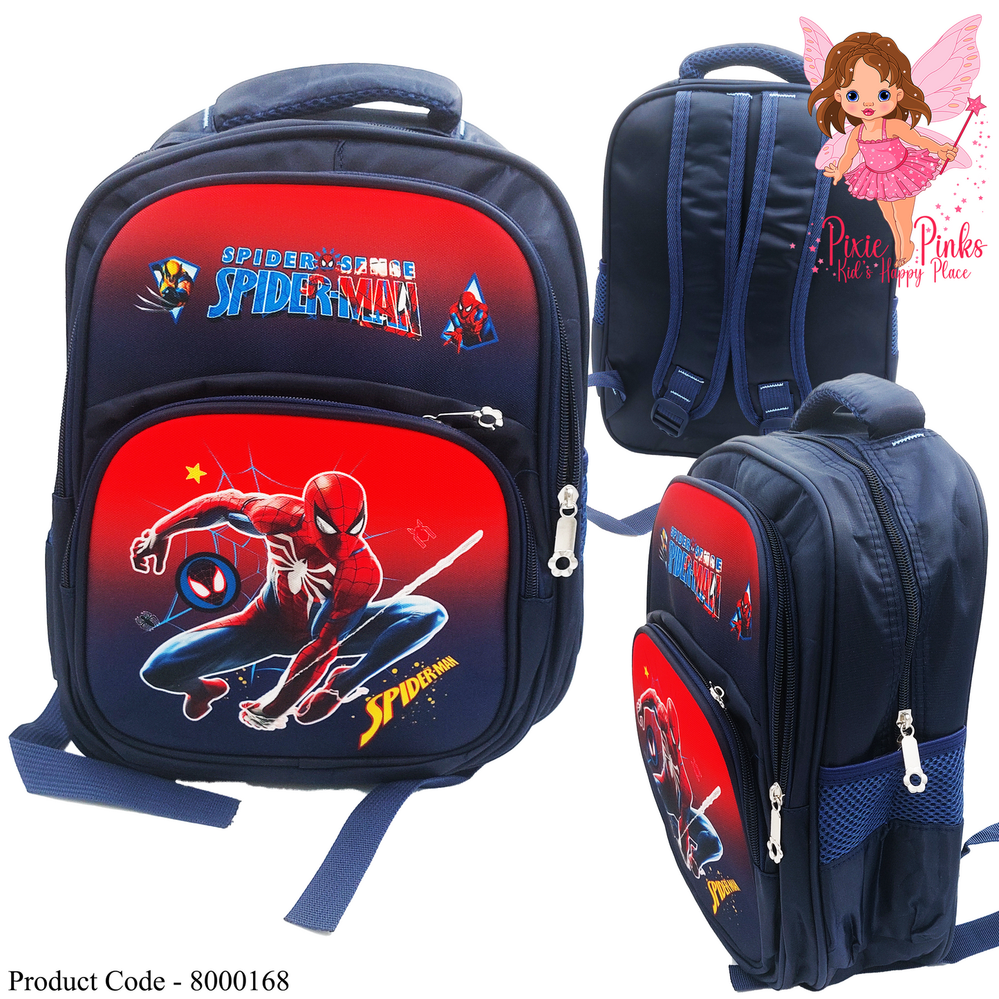Spiderman design with bold colors and superhero Back Pack Grade UKG, 1 - 2