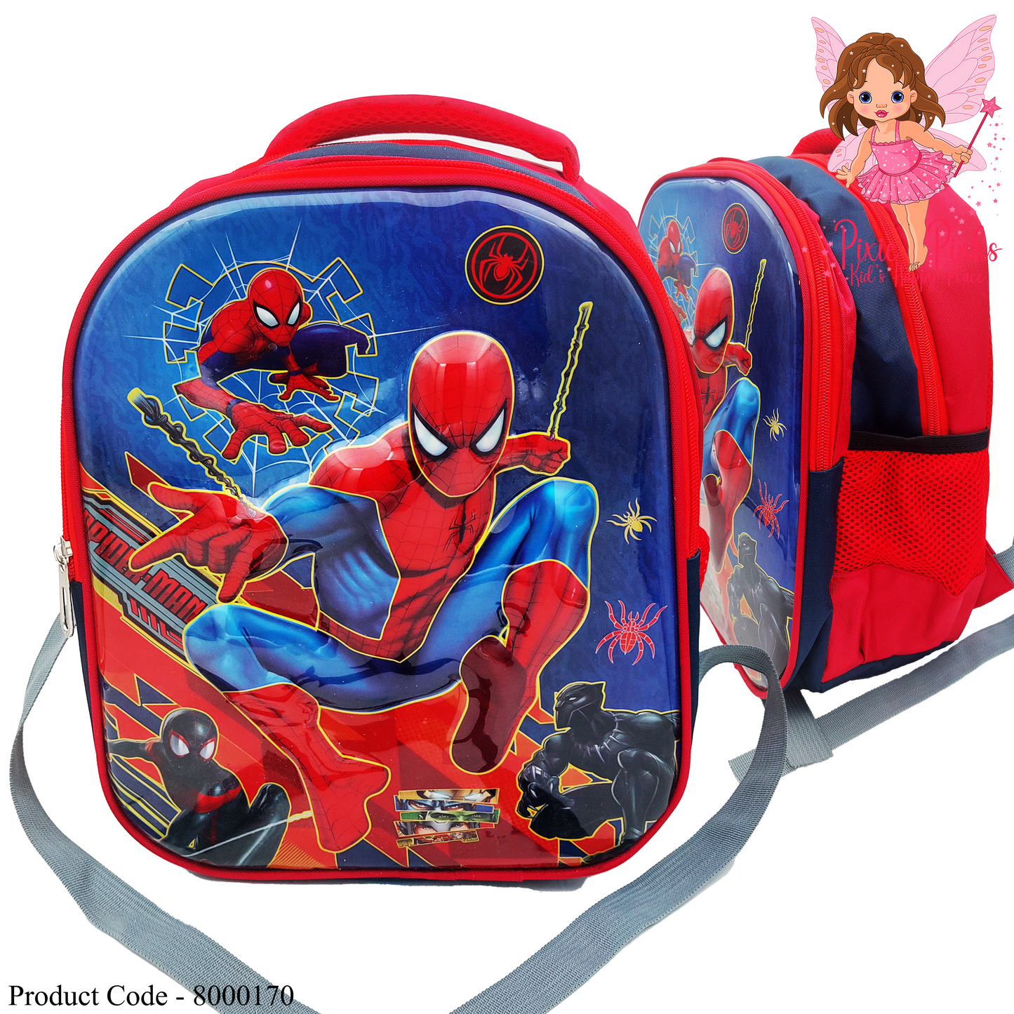 Spider-Man 3D Backpack with Dual Compartments