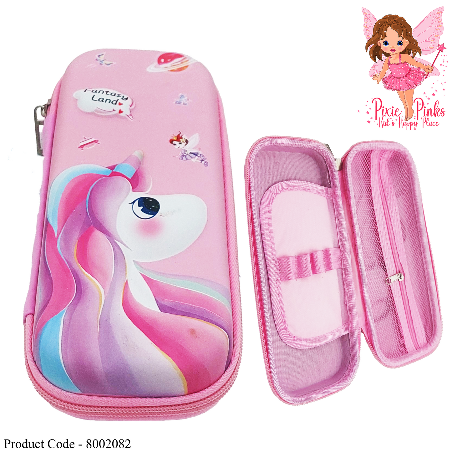 Unicorn Fantasy Land Pink Pencil Case
