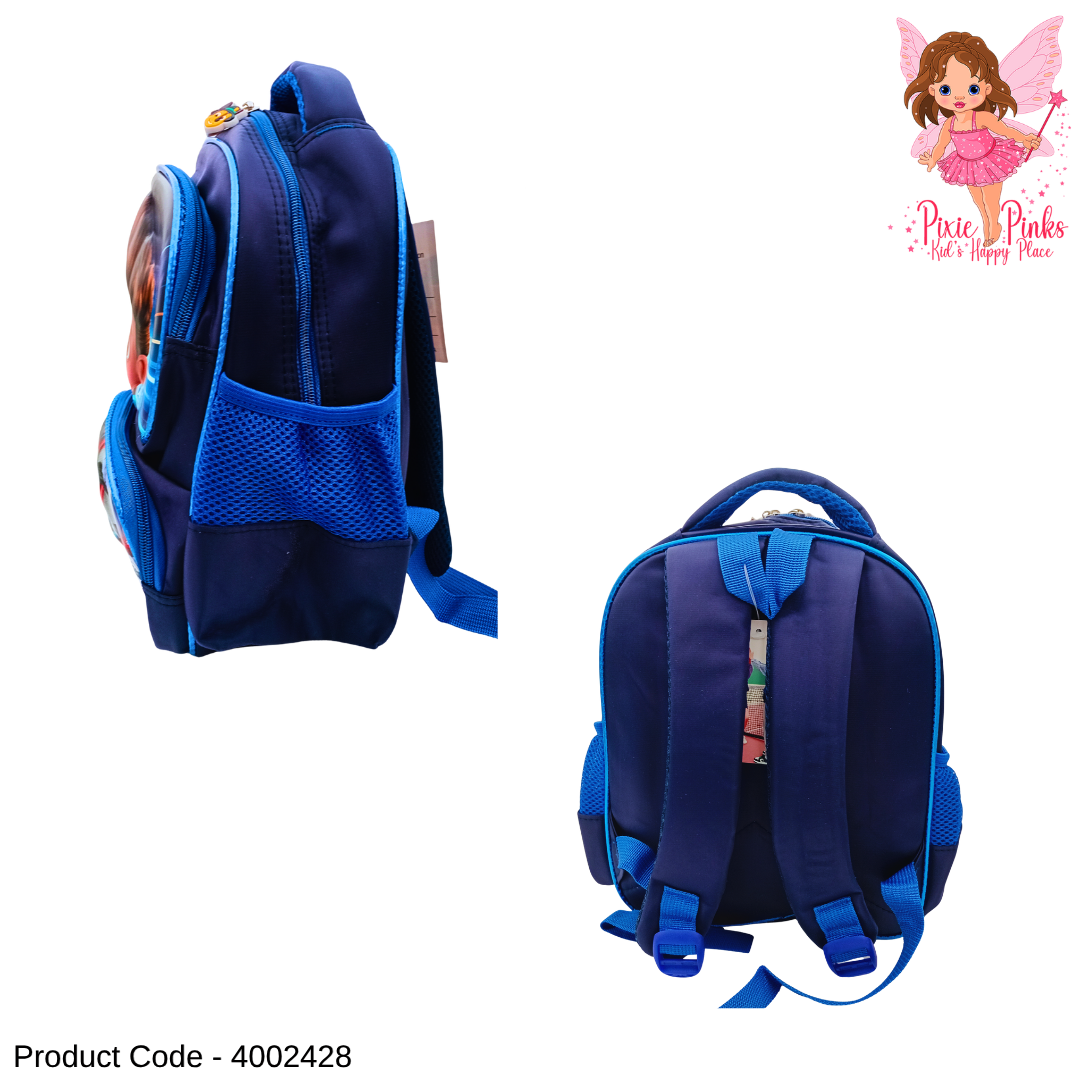 Matte Hero Boys Backpack – Premium Nursery & Grade 1 School Bag with 3 Compartments, Side Pockets & High Quality Lightweight Design