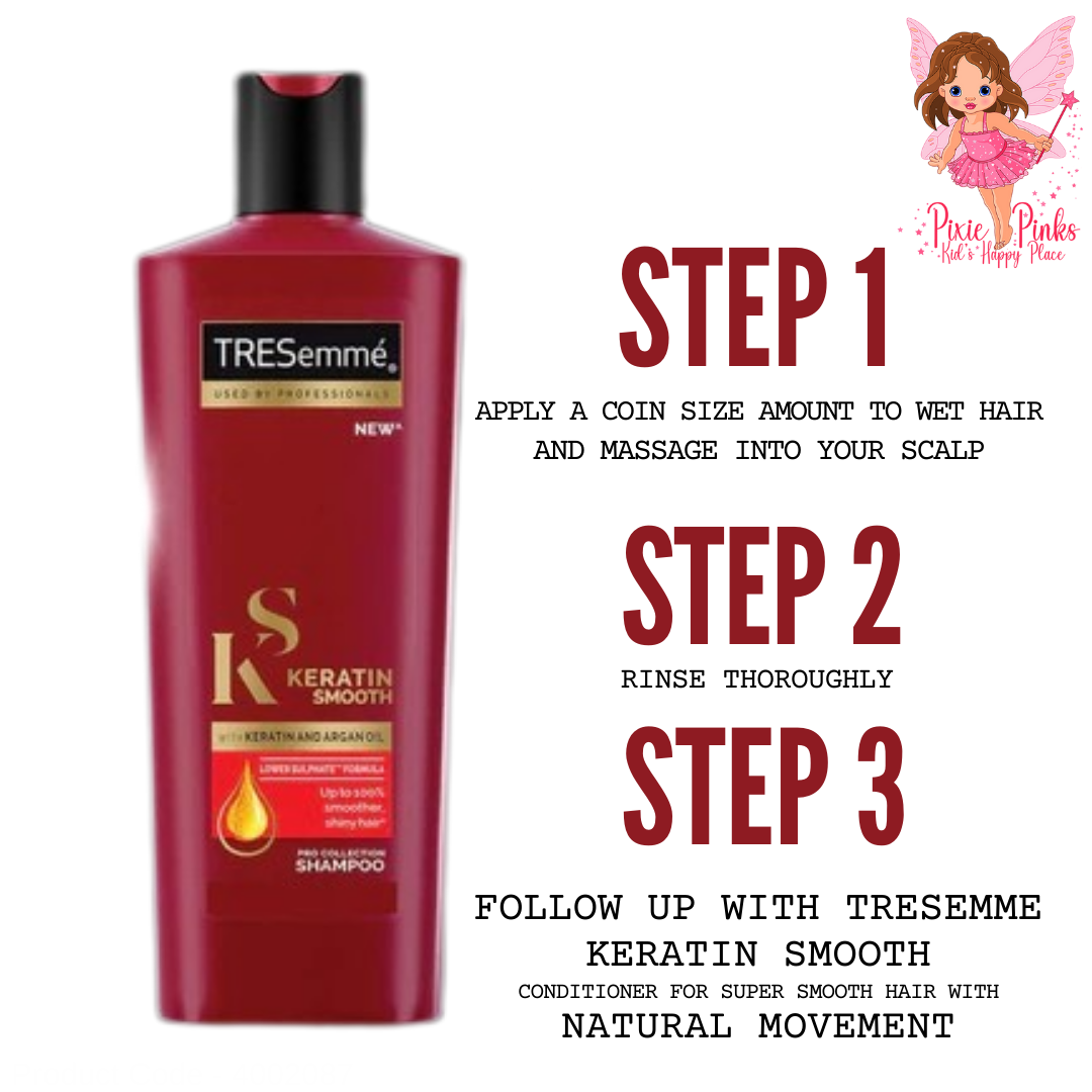 Tresemmé Keratin Smooth Shampoo 185ml – Professional Smooth Care