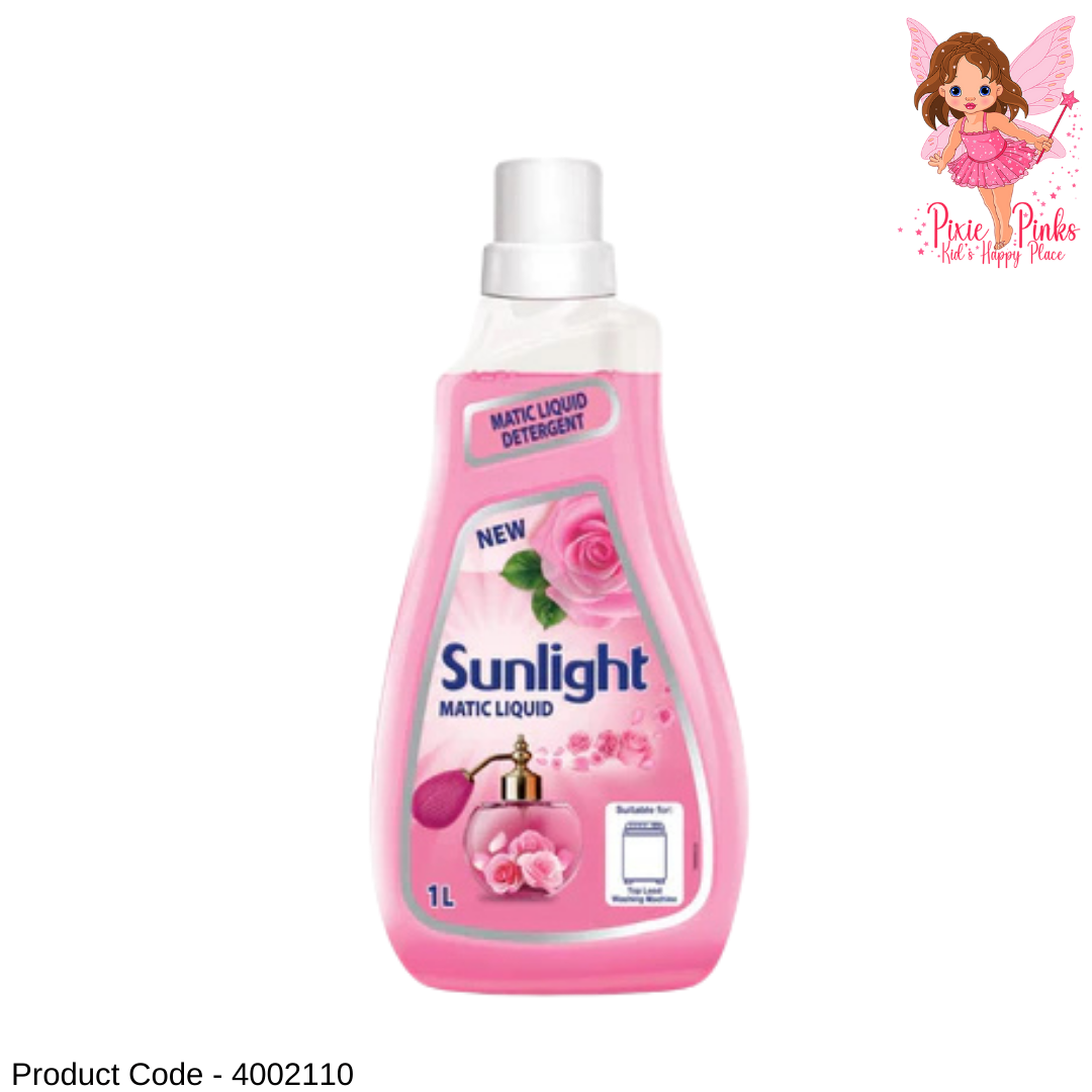 Sunlight Matic Liquid Detergent 1L for Front & Top Load Washing Machines