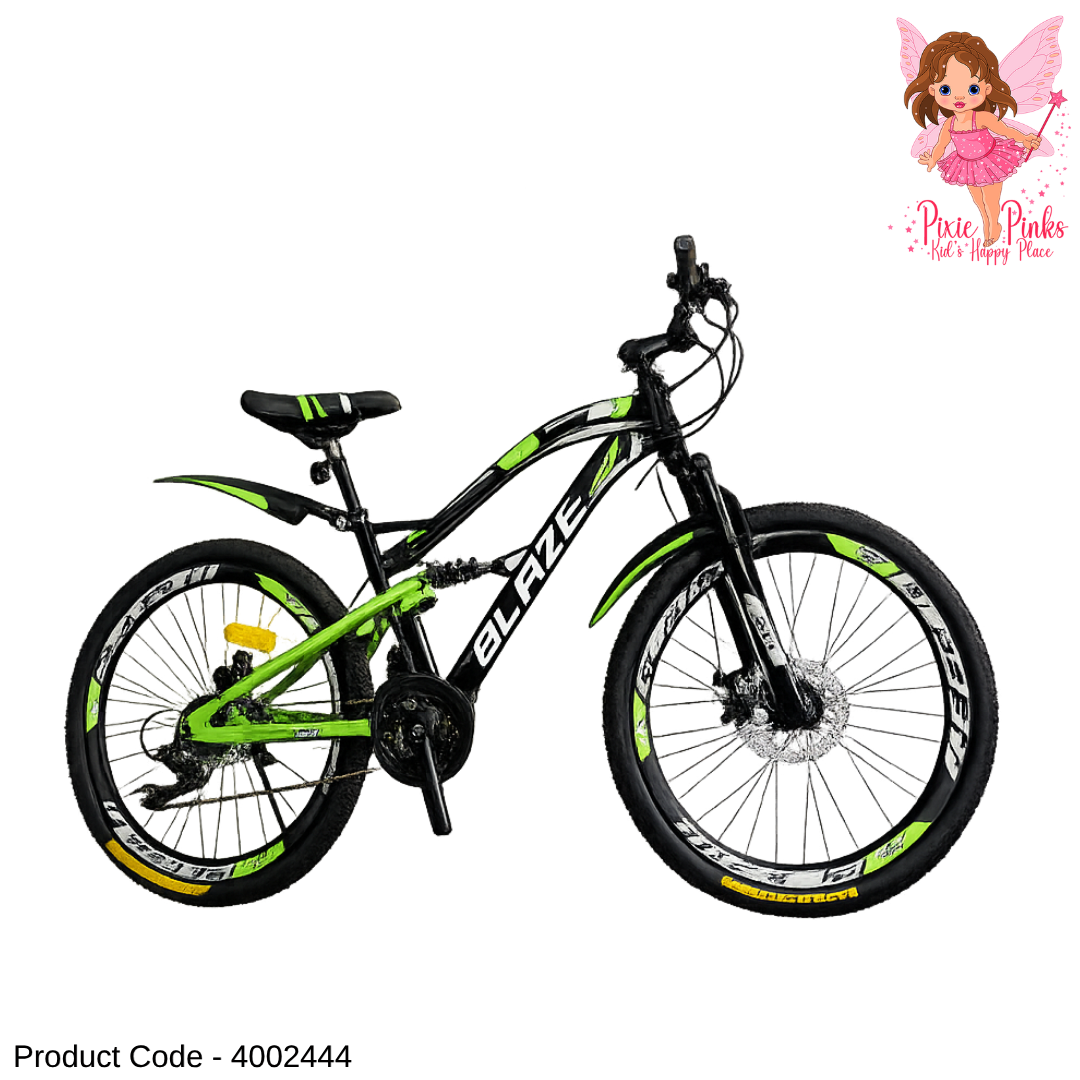 Kenton Blaze 26-Inch 21-Speed Mountain Bicycle with Dual Disc Brakes & Dual Suspension โ Heavy-Duty Bike for Age 10+