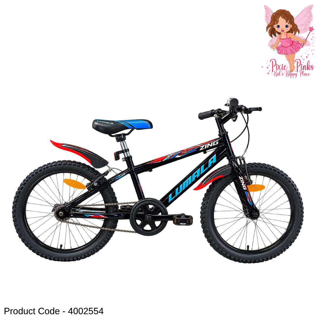 Lumala Zing 20-Inch MTB Kids Bicycle – Steel Frame, Steel Rims, Single Speed & Calliper Brakes
