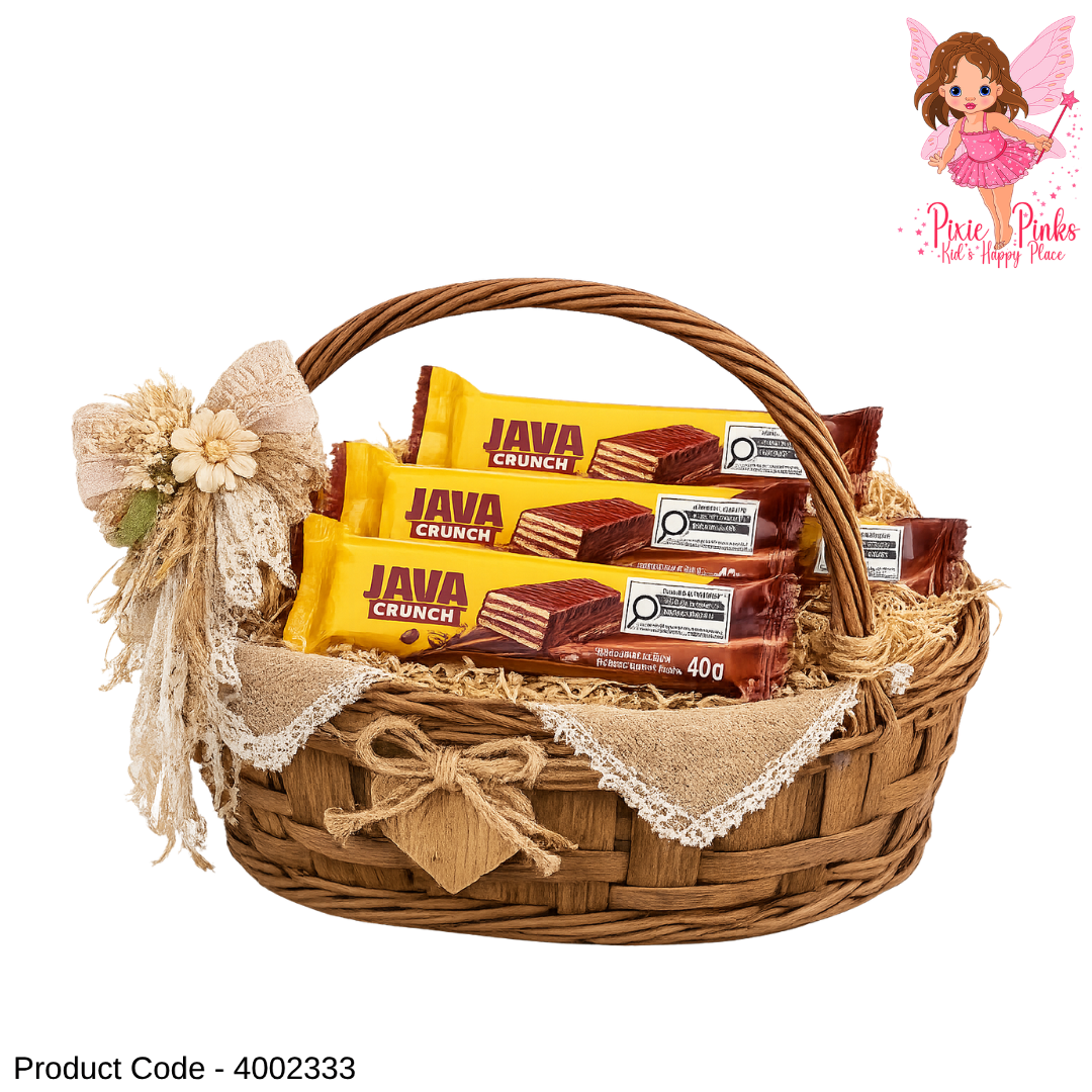 Java Crunch Coffee Flavoured Wafer Biscuits 40g – Crispy Chocolate Coated Crunchy Snack Bar
