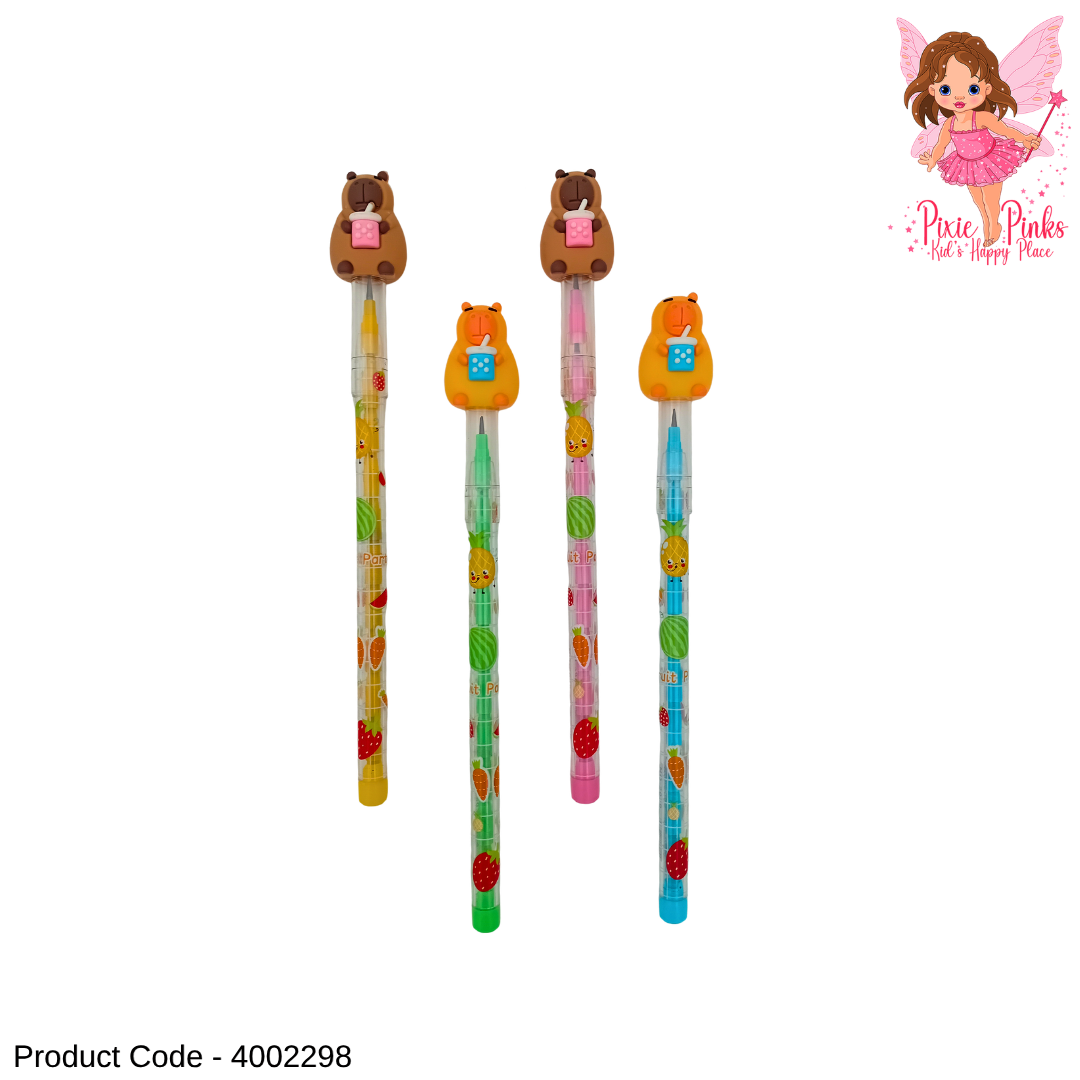 1PC Non-Sharpening Pencil for Kids – Cute Cartoon Endless Pencil for School & Writing Practice