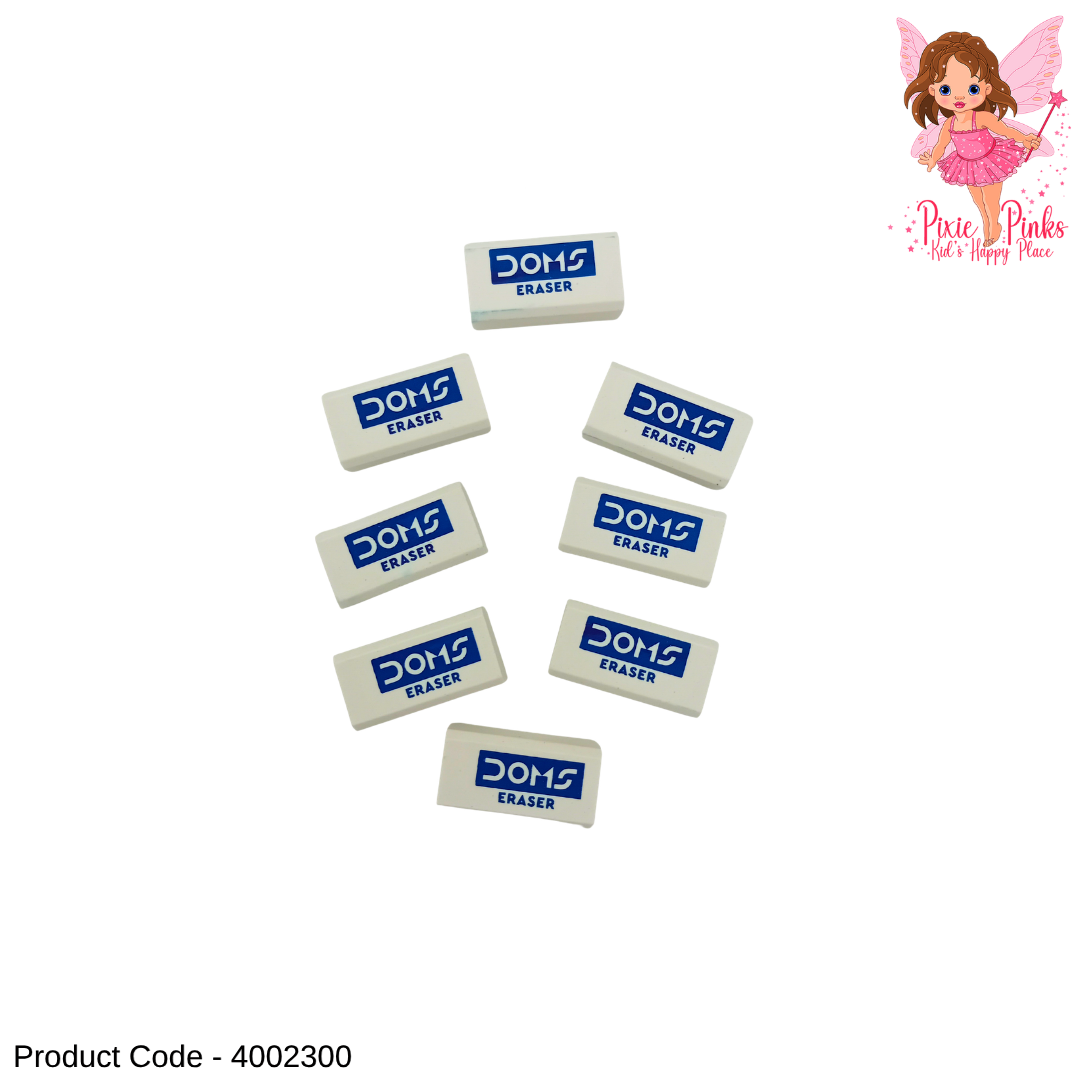 1PC Premium White Eraser – Soft Clean Eraser for School, Drawing & Office Use