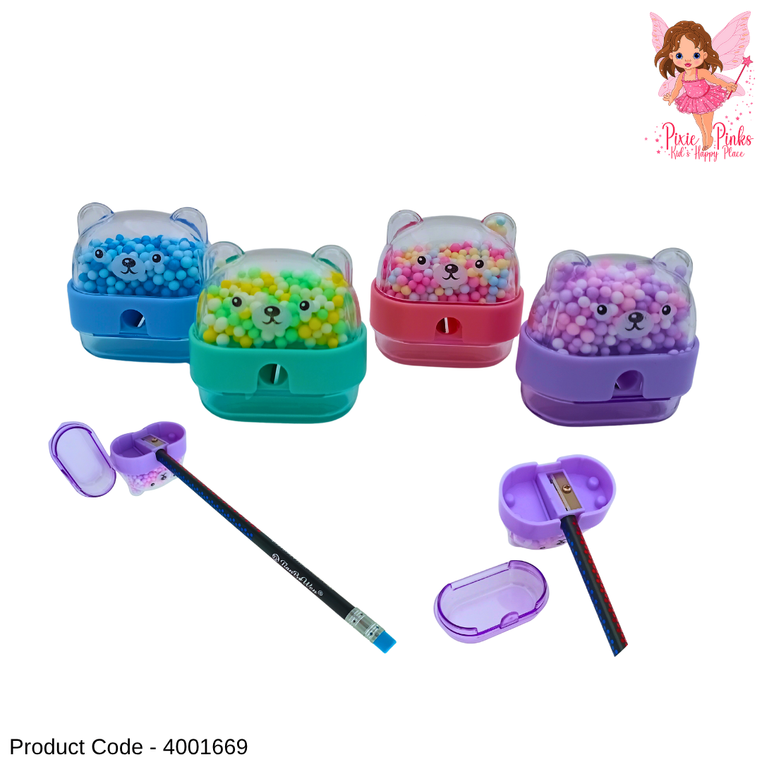 Cute Bear Shaped Sharpener – Fun & Colorful Stationery for Kids