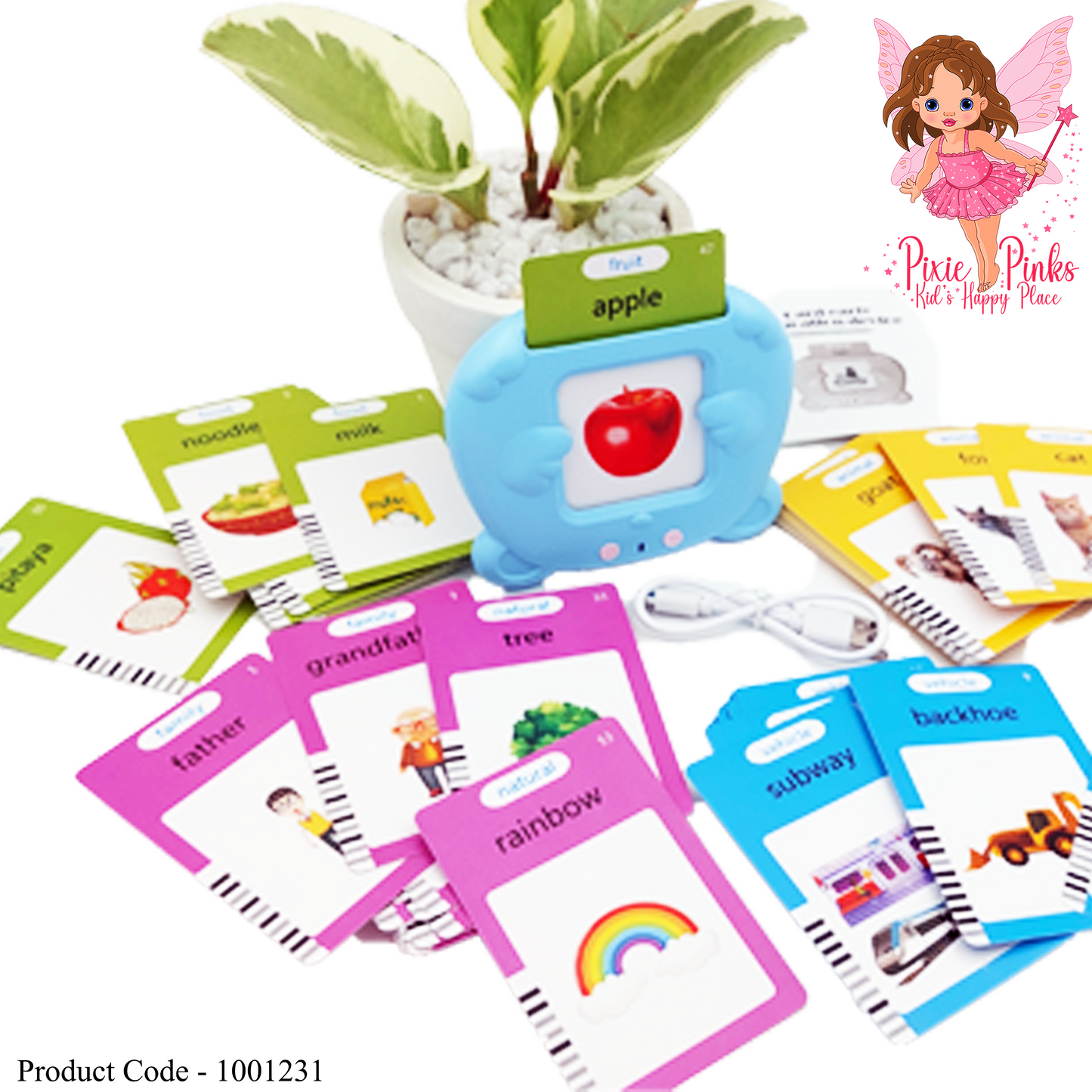 Flash Card Reader-Blue