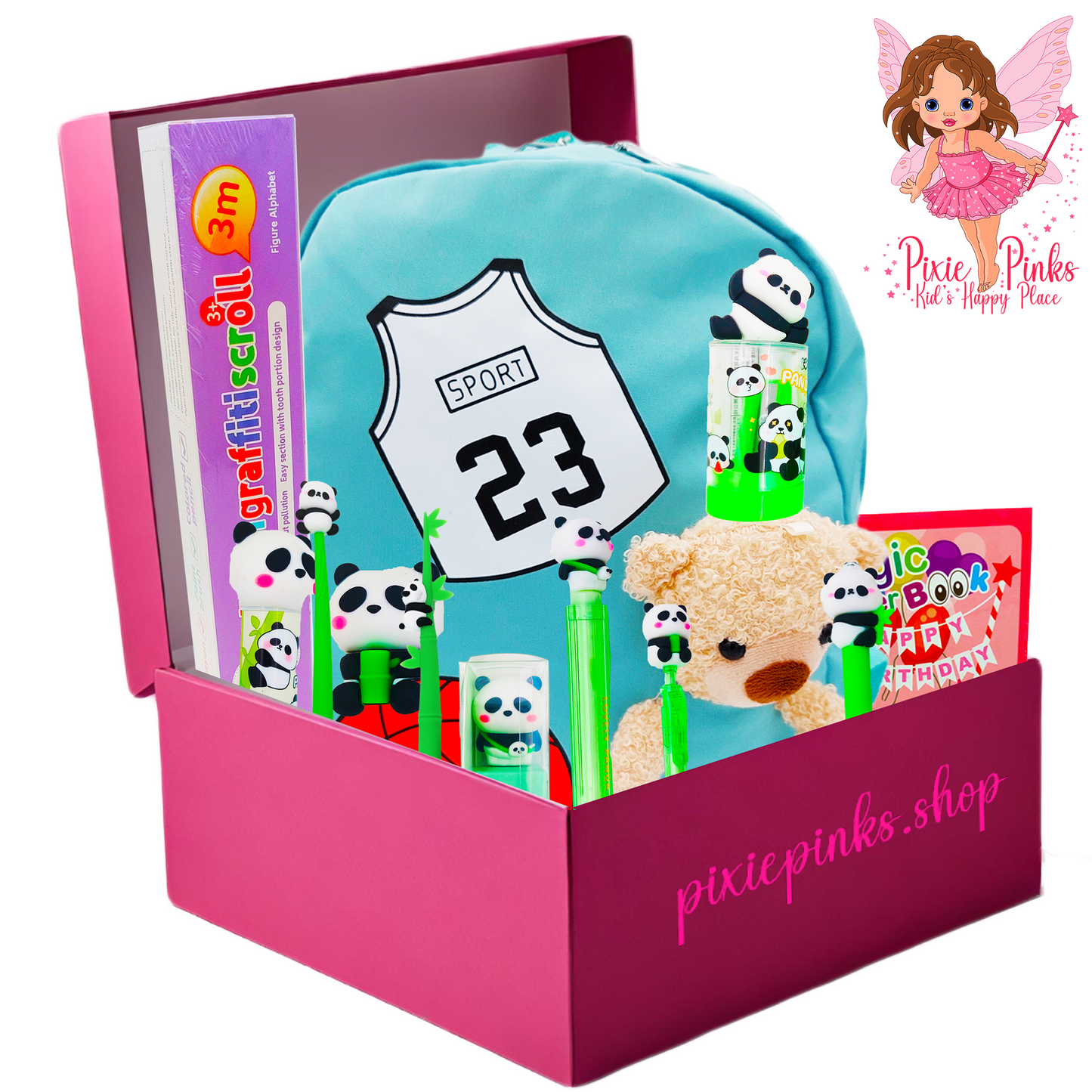 Panda Paws & Pen Paradise Gift Box