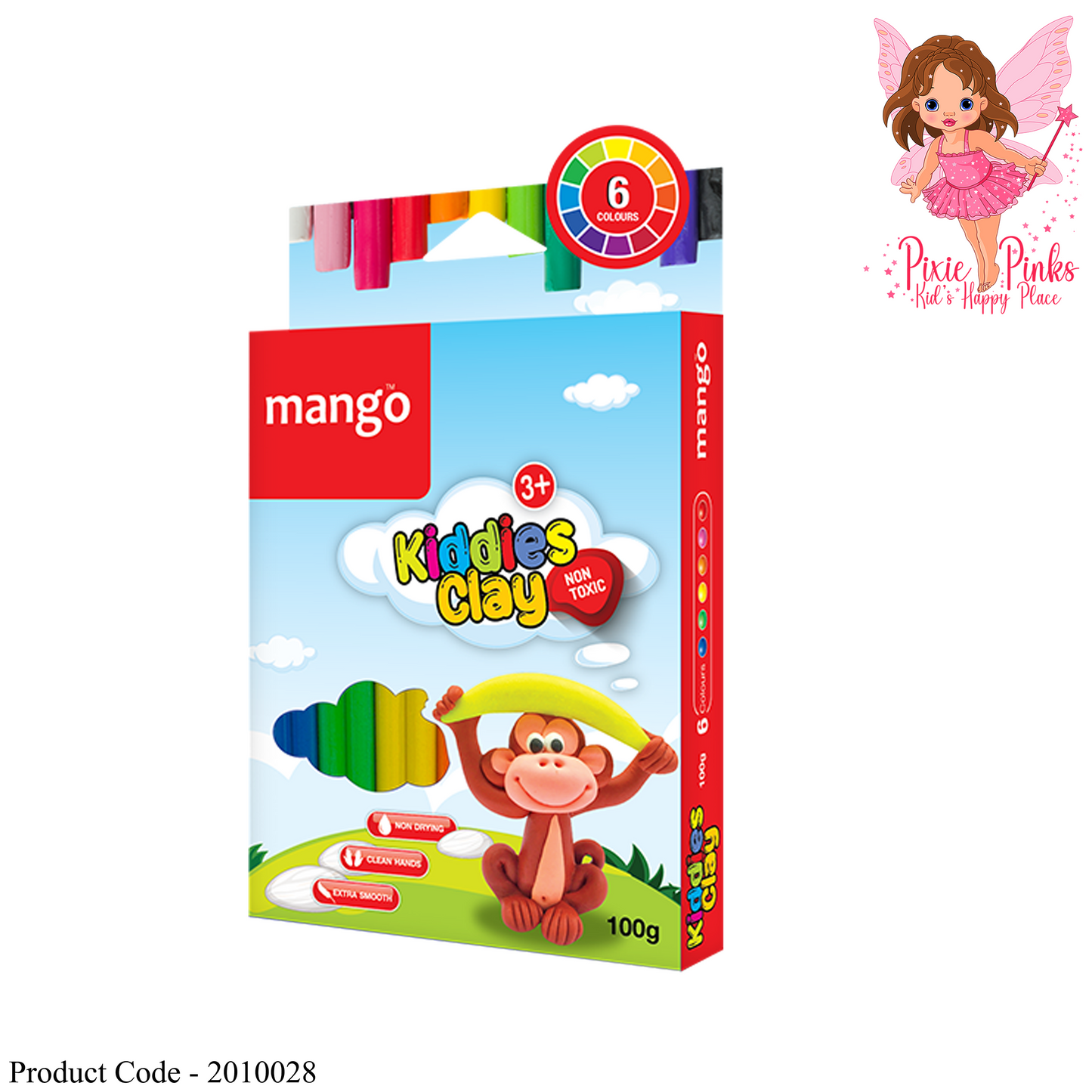 Kids Clay 6 Color 100g Clay stick Pack