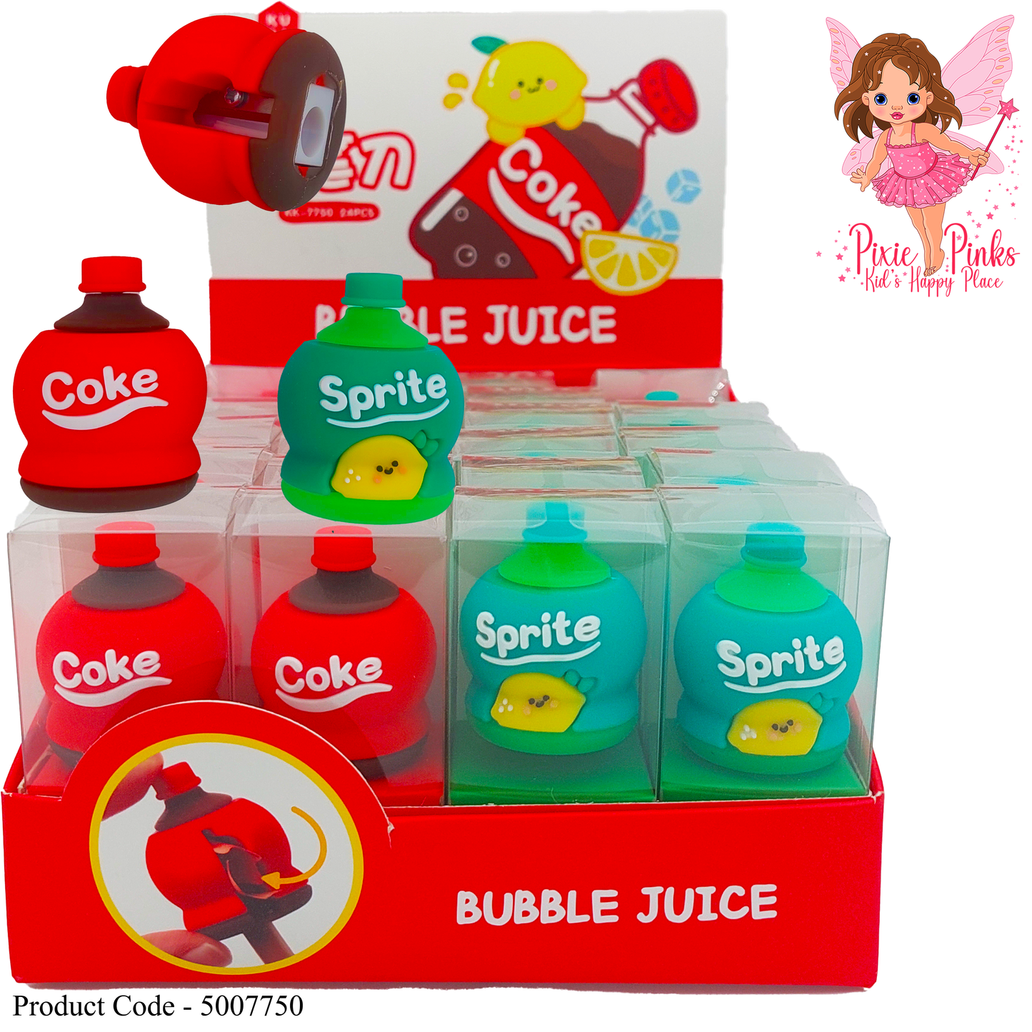 Sparkling juice pencil sharpener