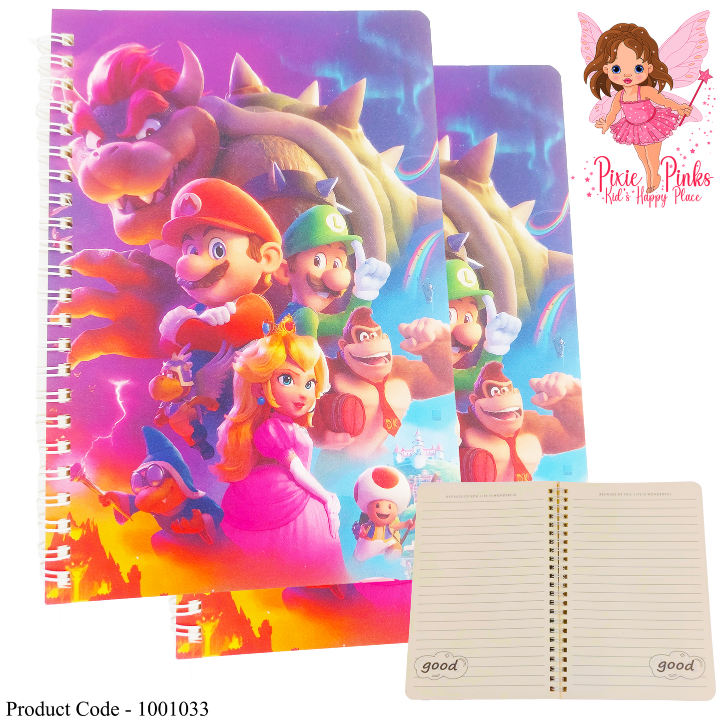 Super Mario Writing Book