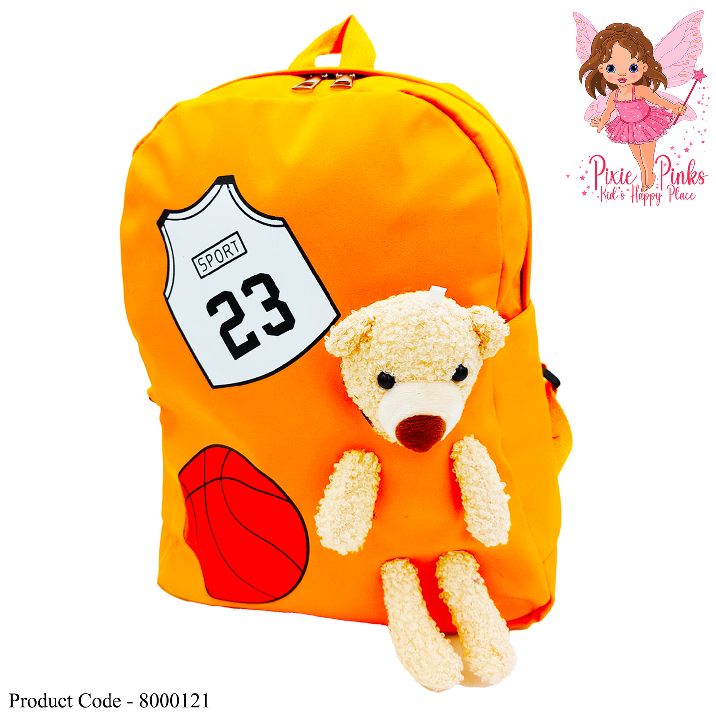 TeddyTod Pre school back pack-Yellow