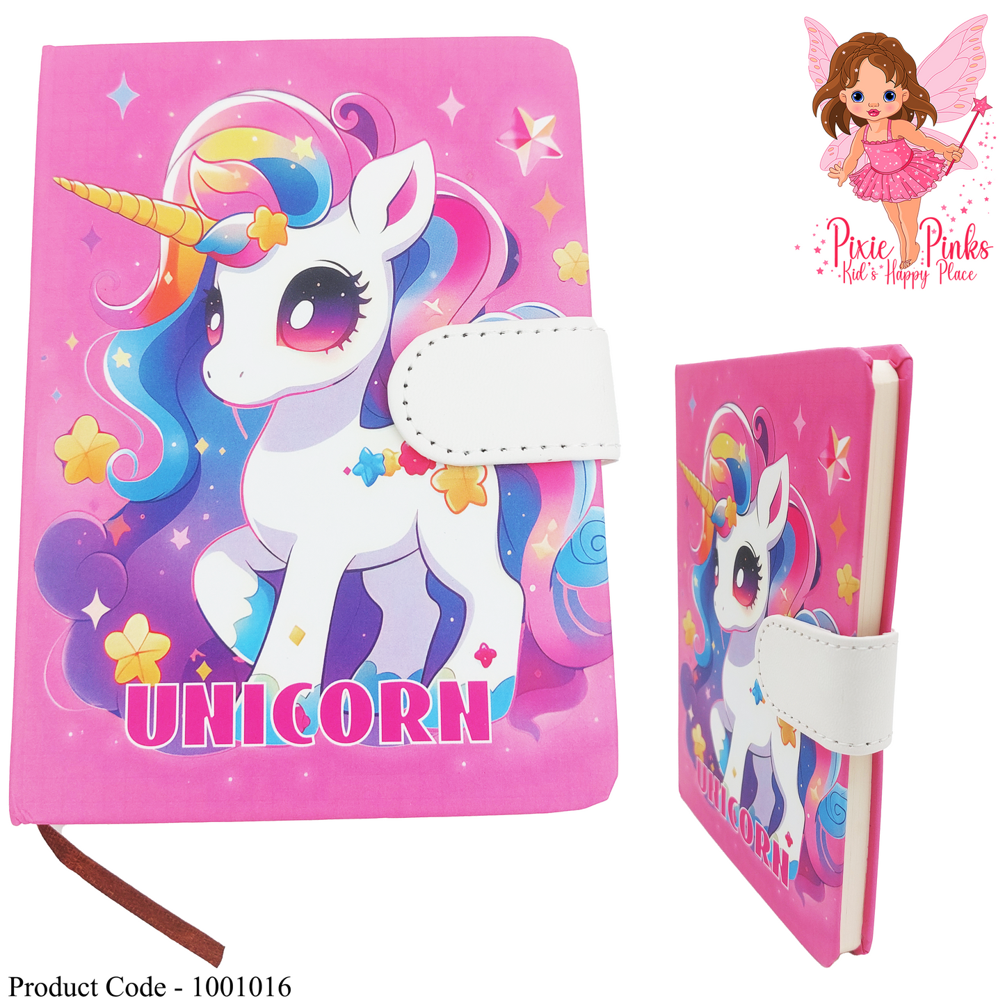 Unicorn Note Book Strong Pink