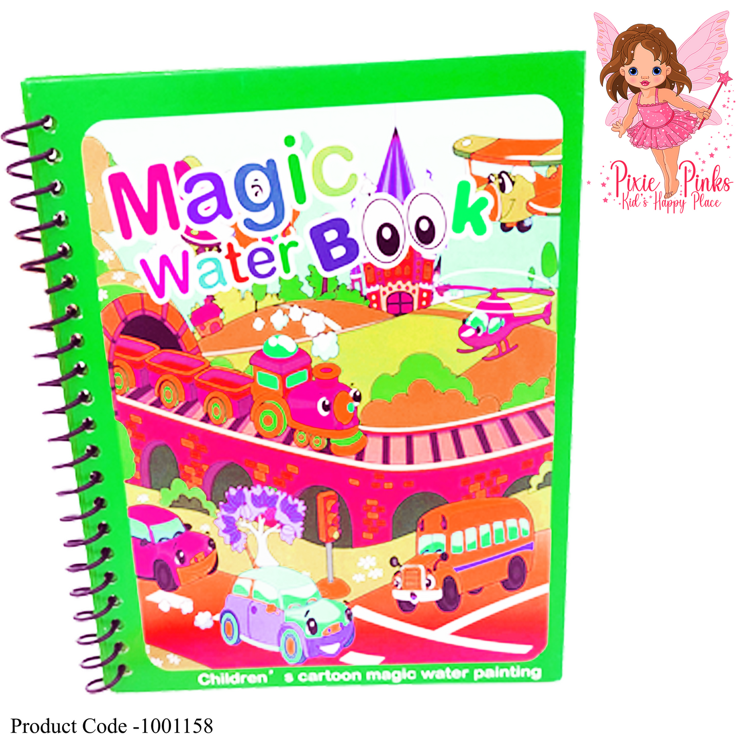 Magical Kids Water Book - Transportation