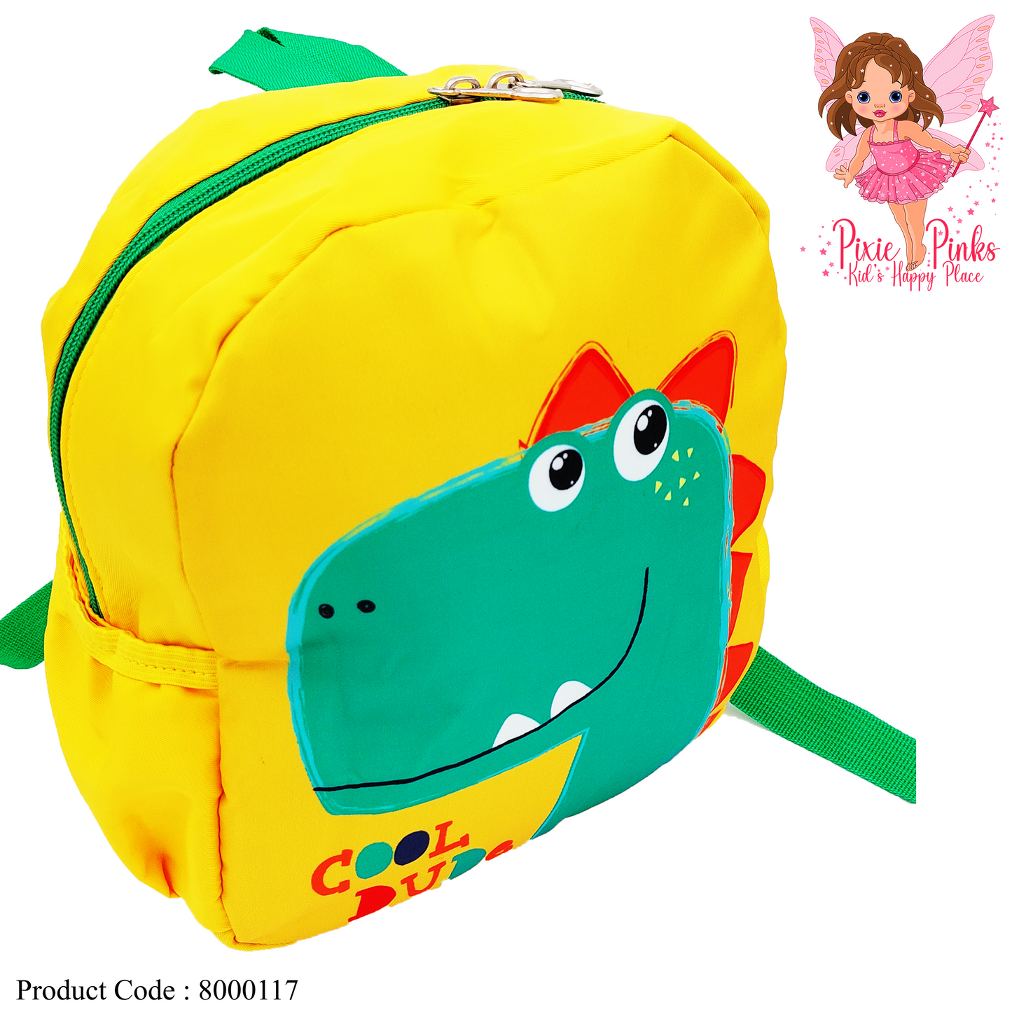 Yellow BKG Dino Back Pack