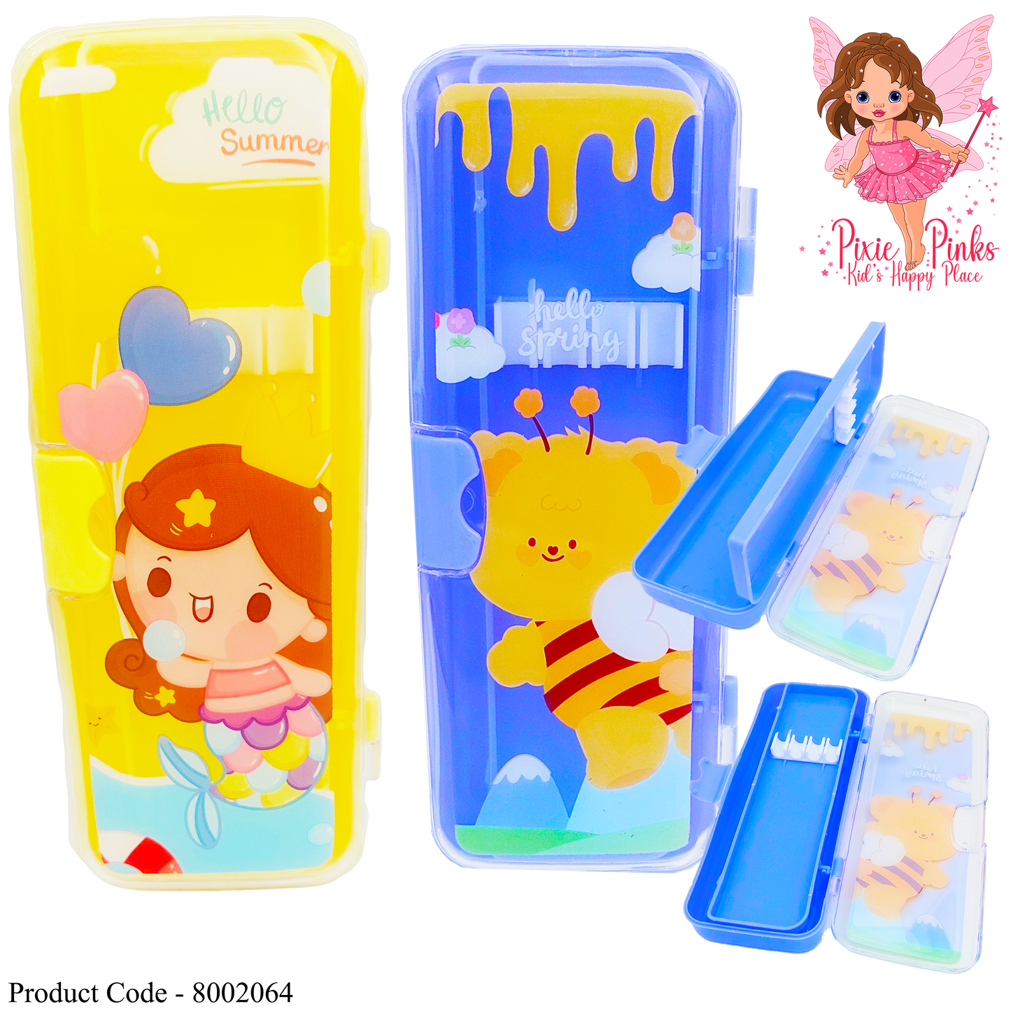 Kids Plastic Pencil Case