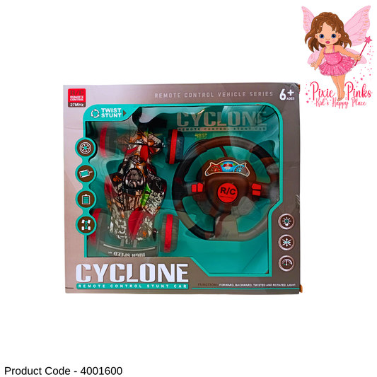 🚗💨 Cyclone Remote Control Racing Car – High Speed Stunt Car Toy for Kids