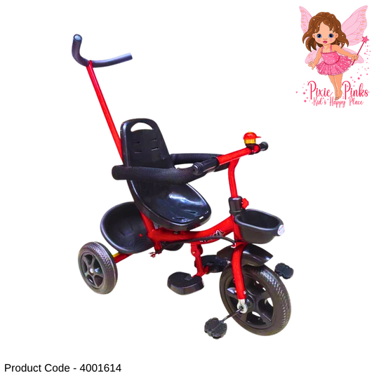 🚲 Kids Tricycle with Parent Handle – Safe & Fun Ride-On Cart for Toddlers ✨👶