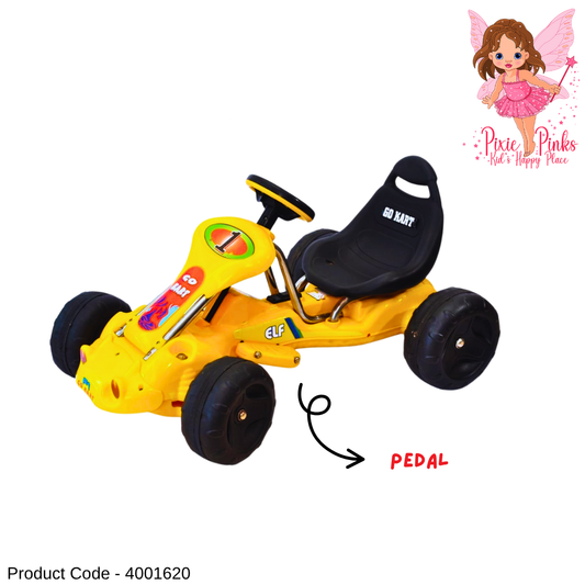 🏎️ Pedal Car for Kids – Ride-On Racing Cart with Sturdy Wheels & Comfortable Seat ✨🚦