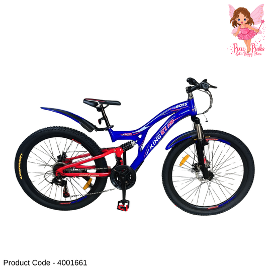 Kingstar Double Shock Double Disk Bicycle – Available in 24” & 26” Sizes