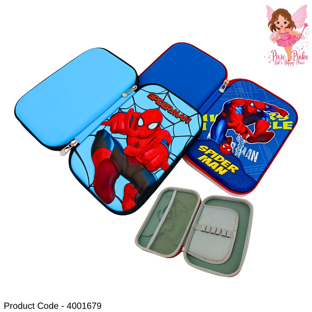 Large Spiderman Pencil Pouch for Kids – Spacious 15cm x 22cm Zipper Case with Compartments