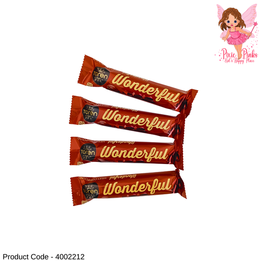 Toren Wonderful Chocolate Bar 25g – Creamy Milk Chocolate Snack