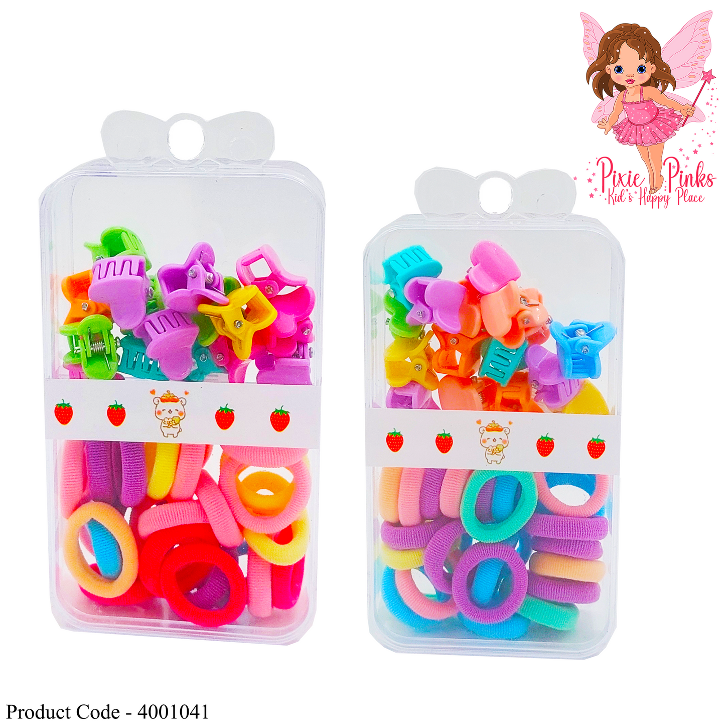 2 big slots Hairpins & Hair Bands for Girls / Pony Tales Pack